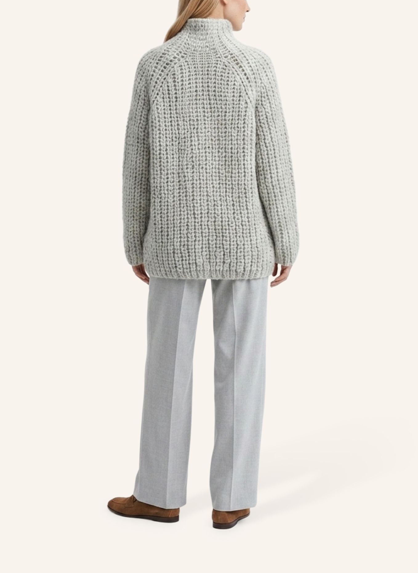 DOUIE Pullover ISABELLA aus Cashmere: GRAU