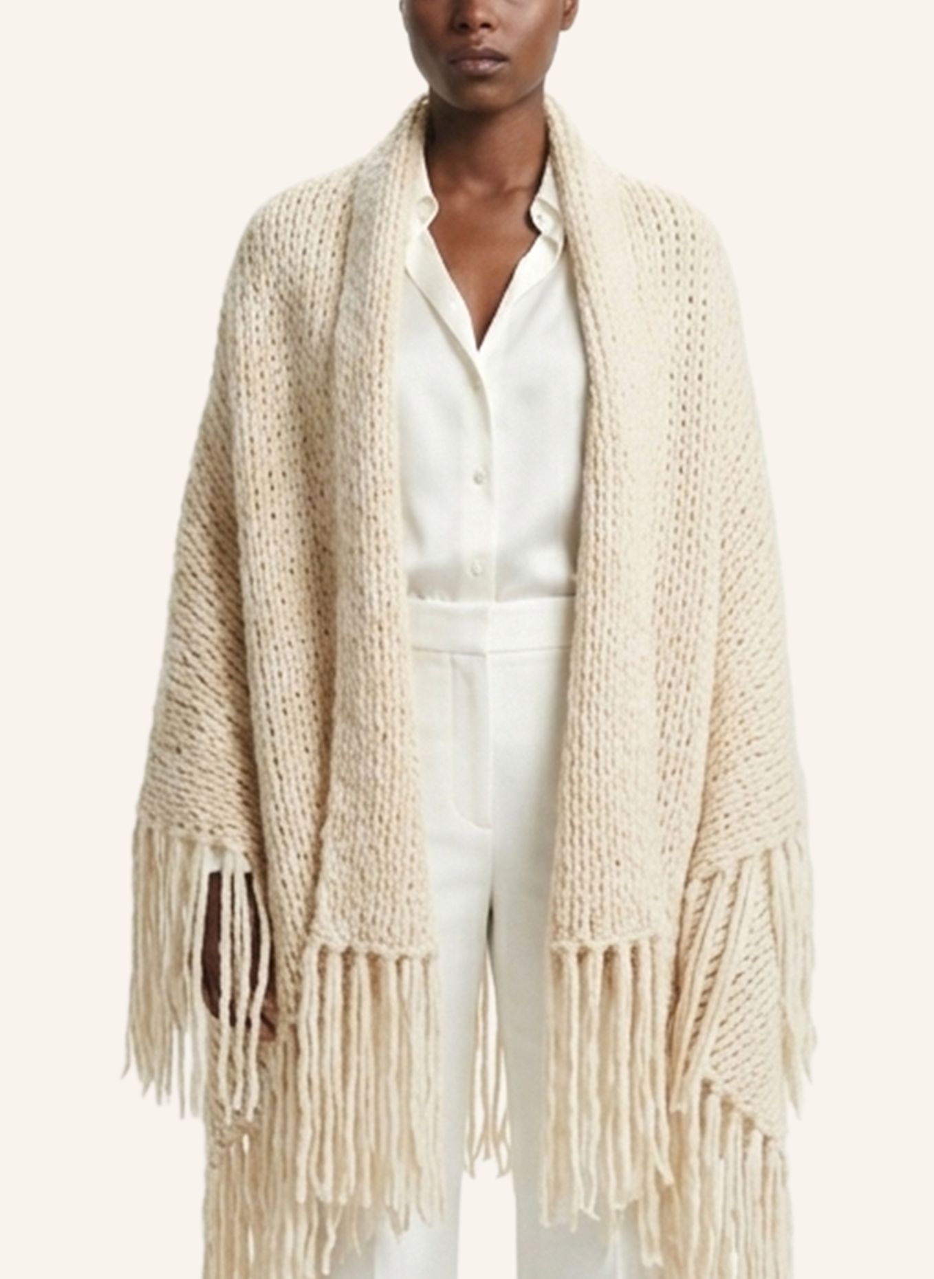 DOUIE Cape MIMI aus Cashmere: BEIGE