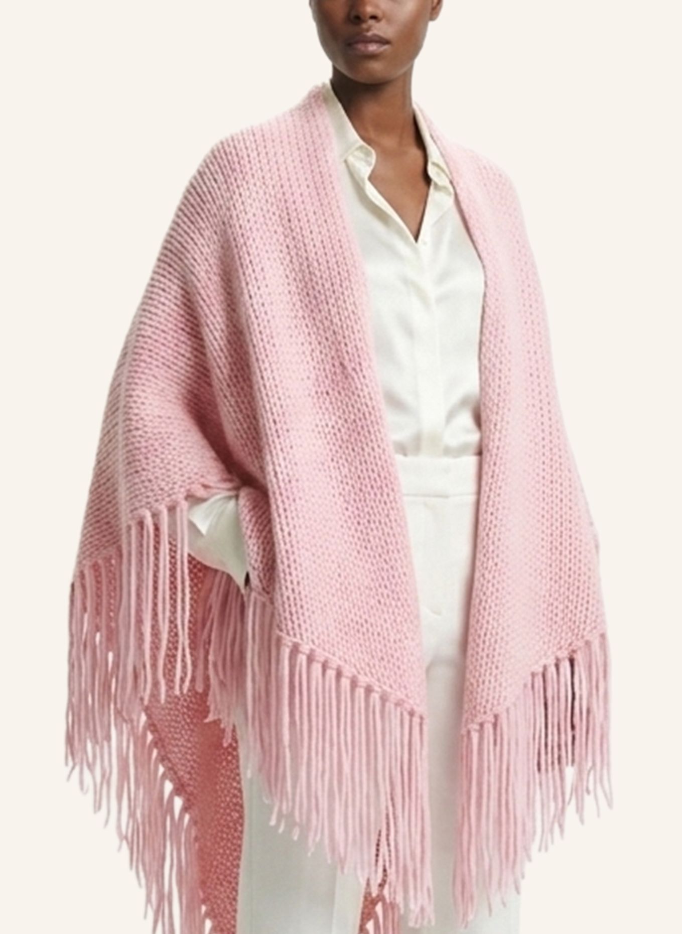 DOUIE Cape MIMI aus Cashmere: ROSA