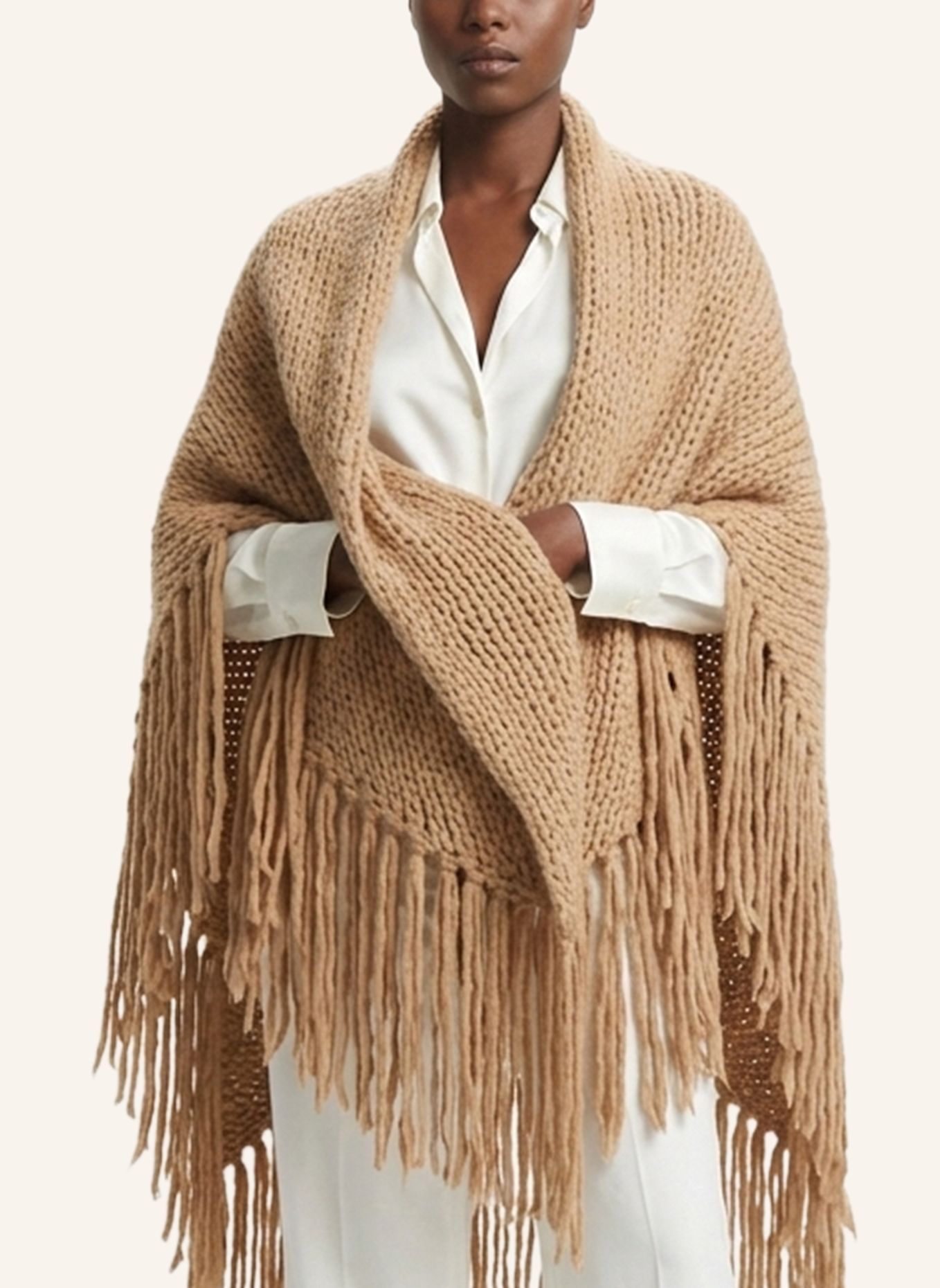 DOUIE Cape MIMI aus Cashmere: CAMEL