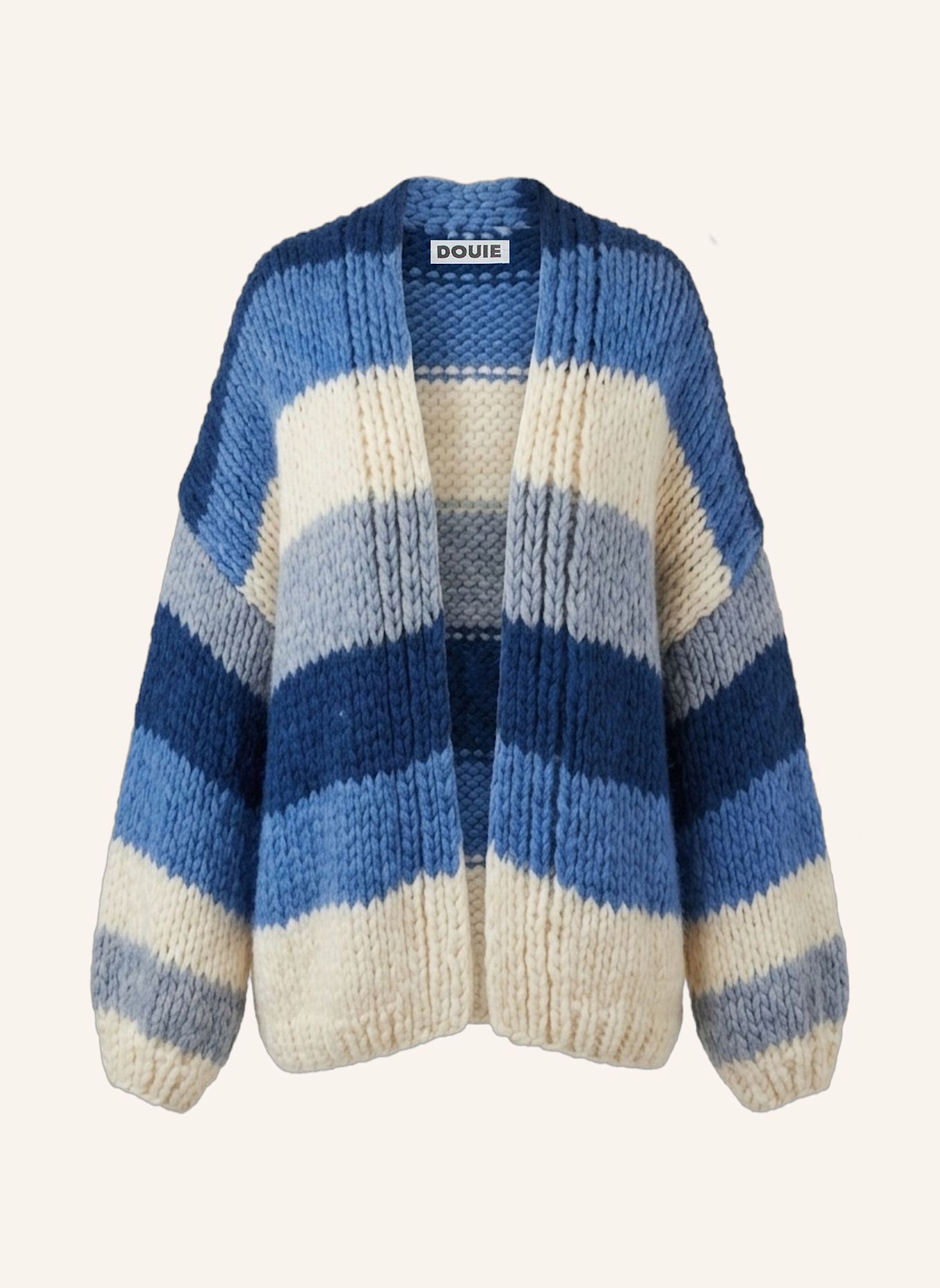 DOUIE Strickjacke TILDA aus Cashmere: BLAU