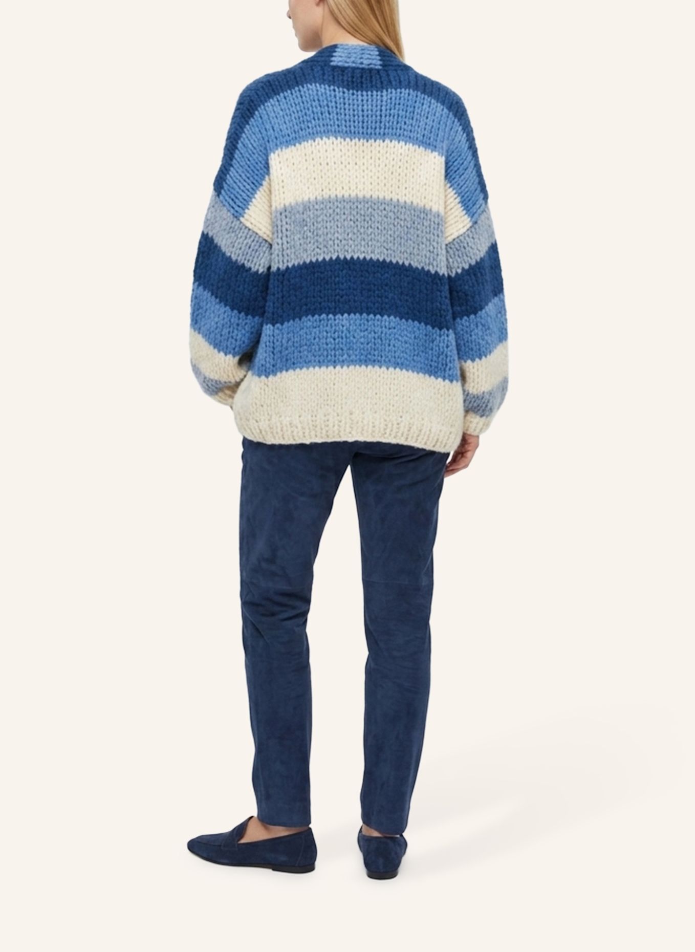DOUIE Strickjacke TILDA aus Cashmere: BLAU