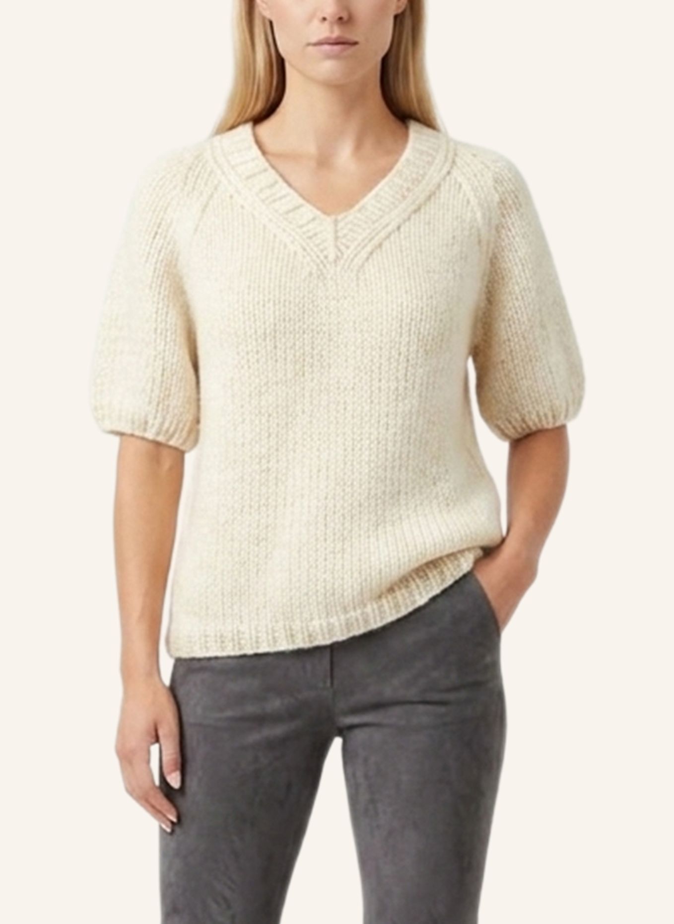 DOUIE Pullover DARIA aus Cashmere: ECRU