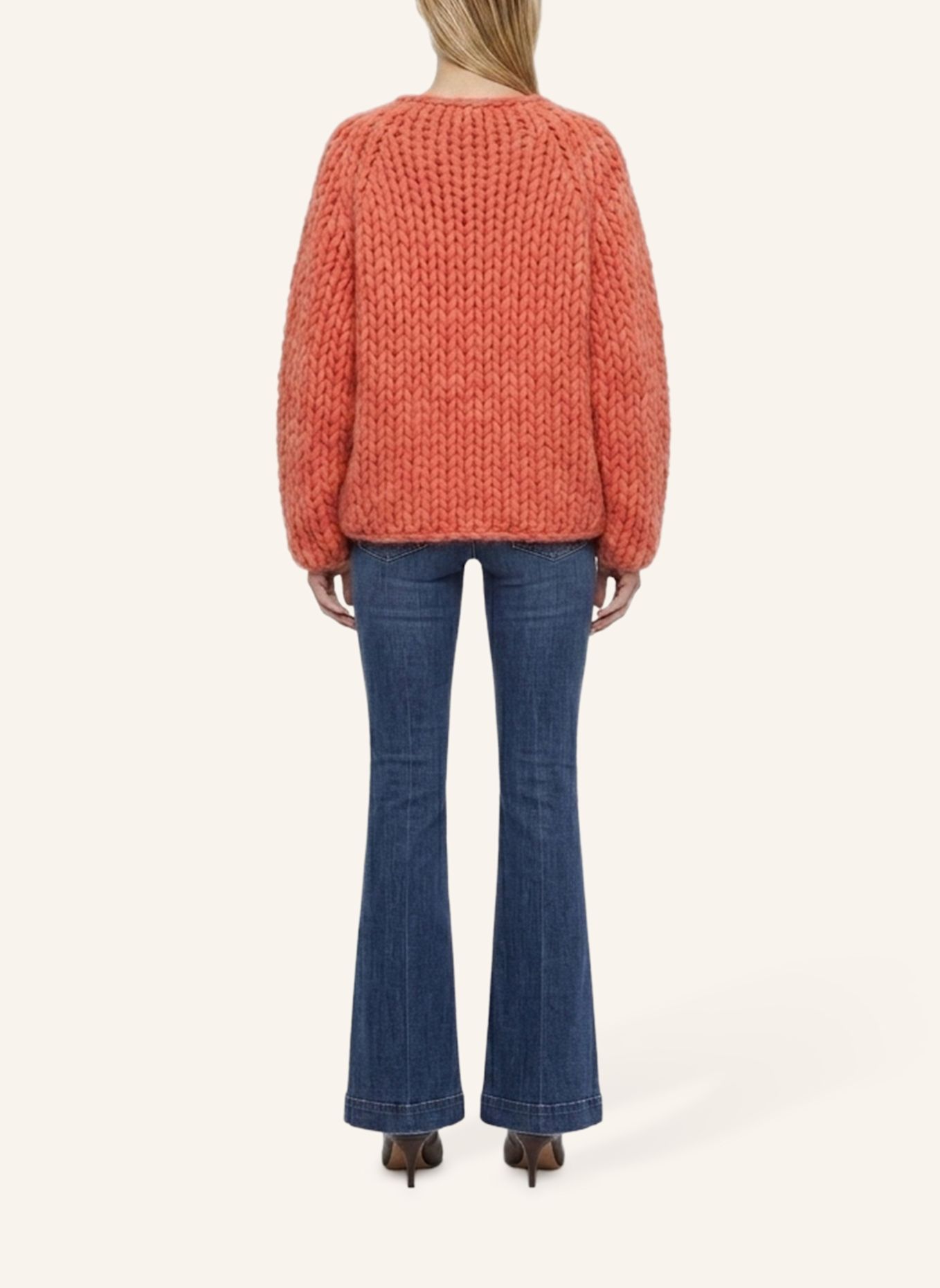 DOUIE Pullover NAYLA aus Cashmere: HELLROT