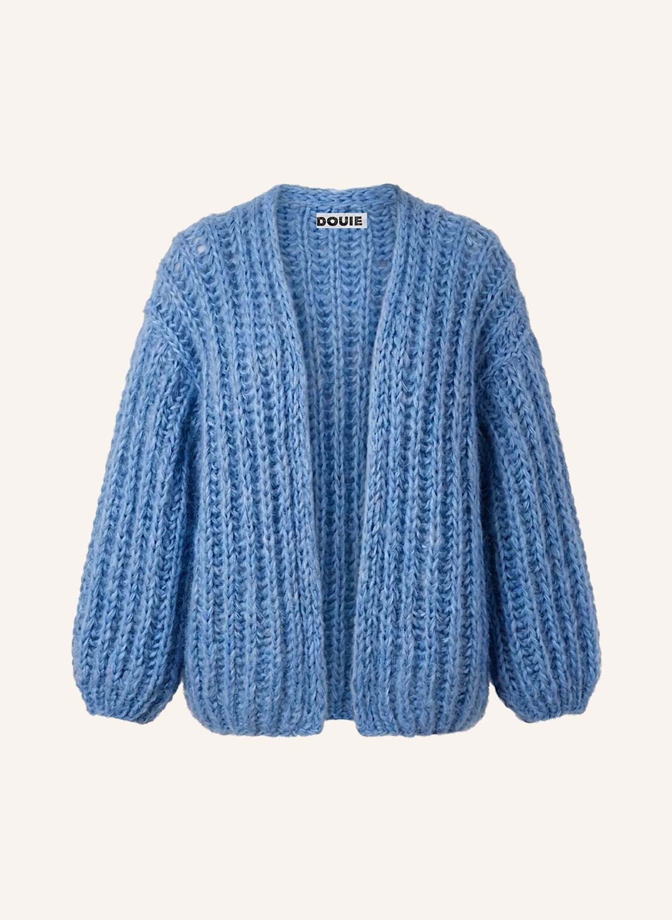 DOUIE Strickjacke BAVARIA mit Mohair: BLAU