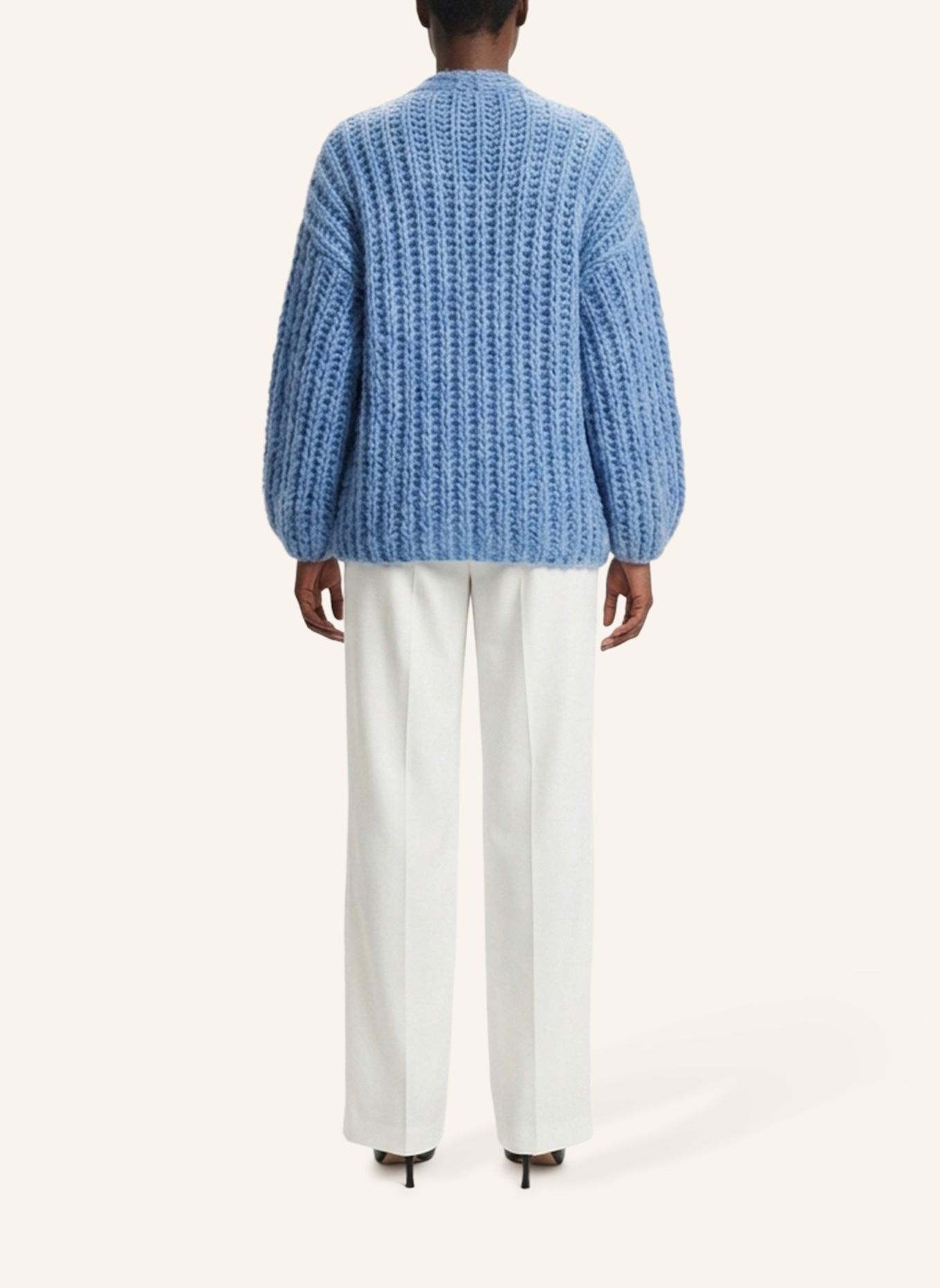 DOUIE Strickjacke BAVARIA mit Mohair: BLAU
