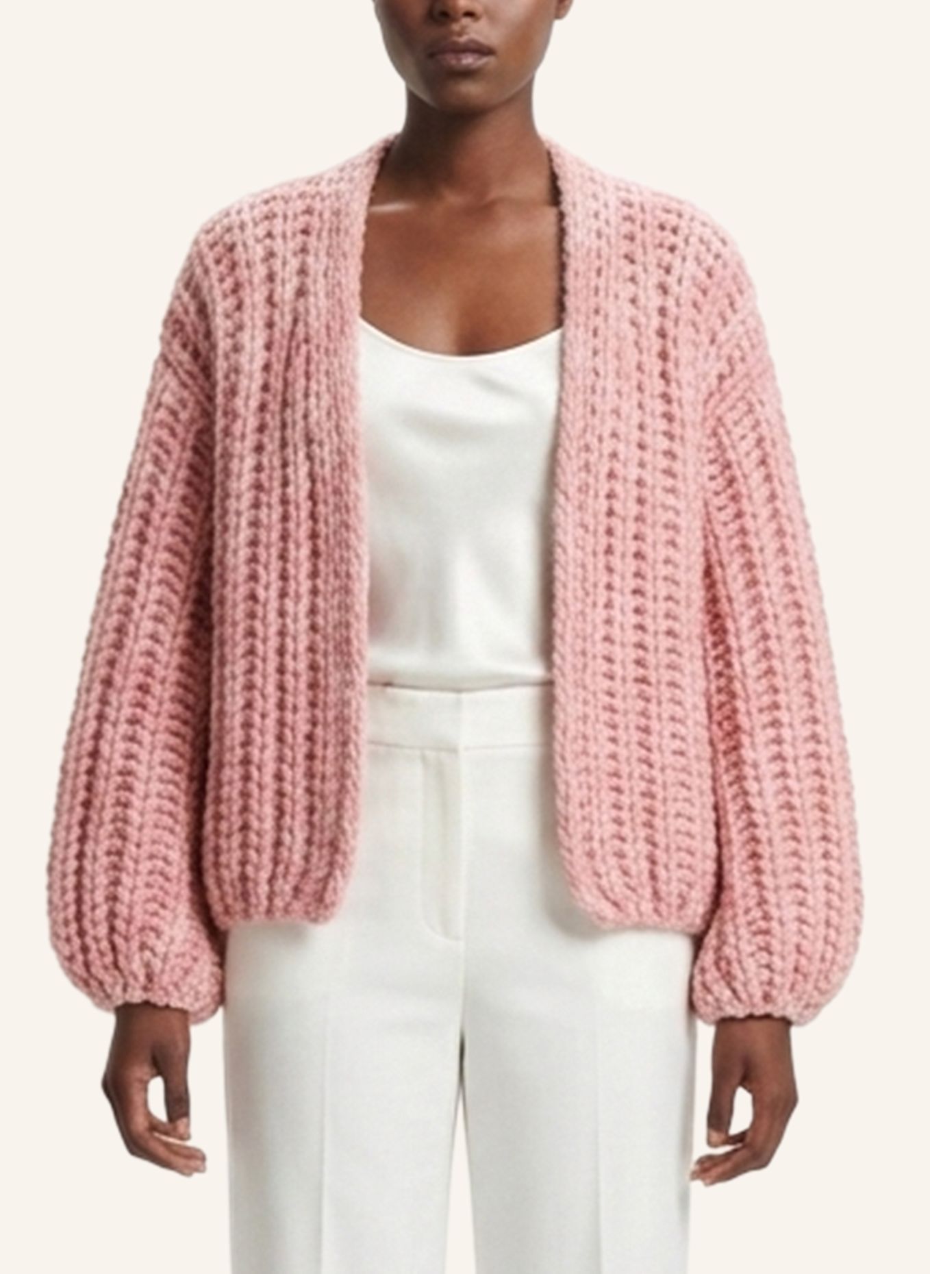 DOUIE Strickjacke BAVARIA mit Mohair: ROSA