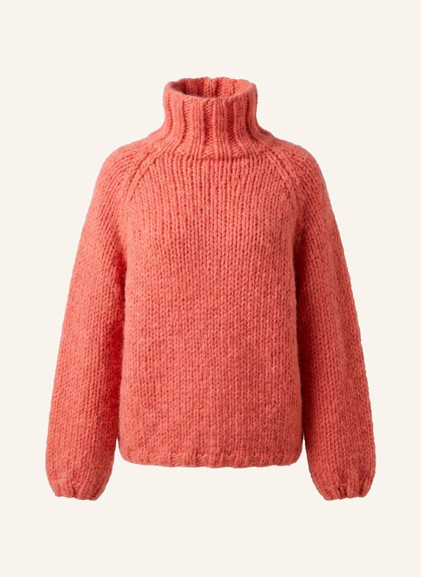 DOUIE Rollkragenpullover ESTELLE aus Cashmere: HELLROT