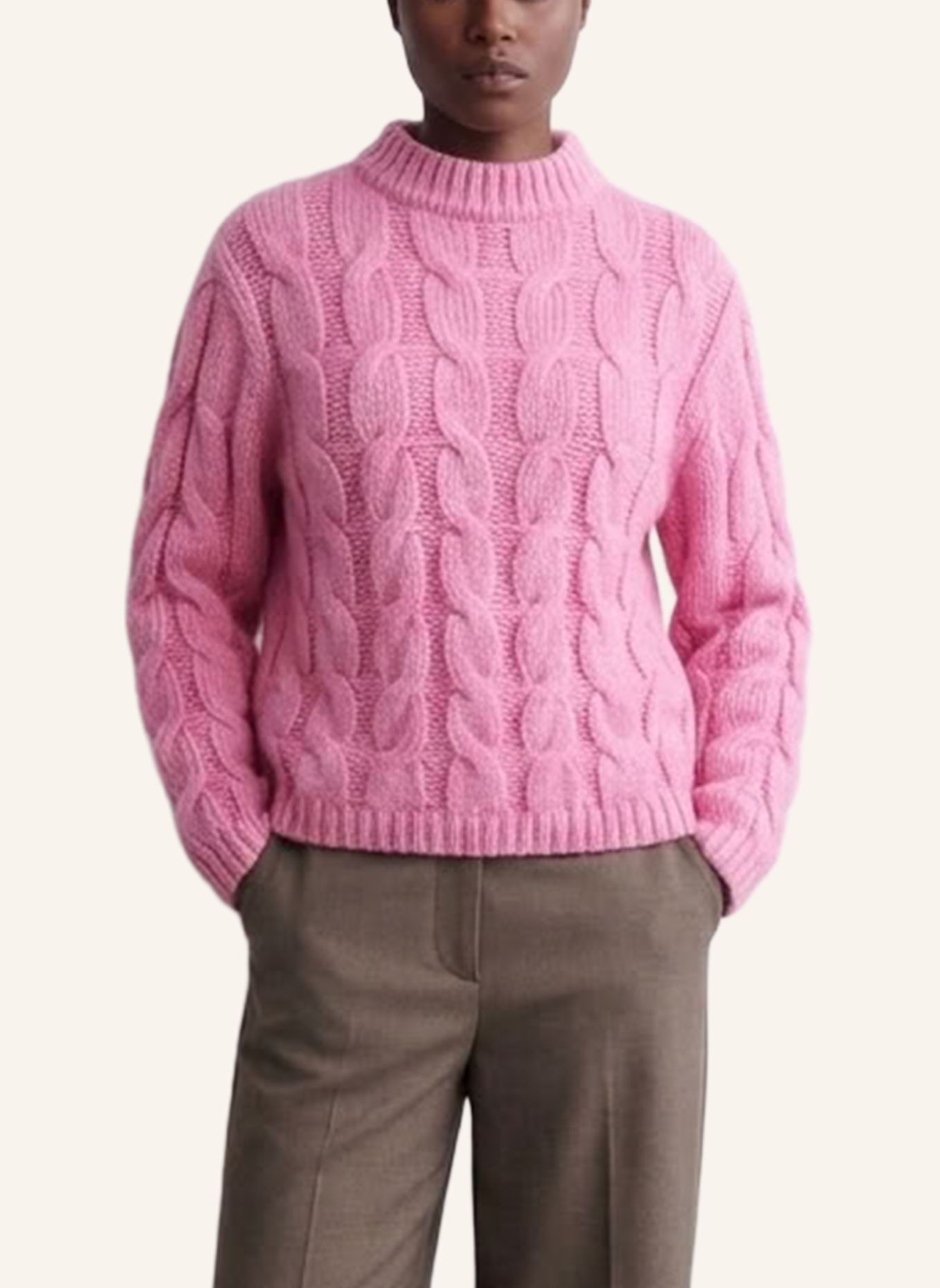 DOUIE Pullover ODA aus Cashmere: ROSA