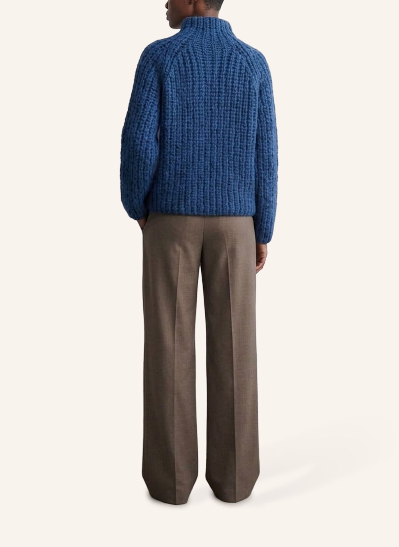 DOUIE Pullover ISABELLA aus Cashmere: BLAU
