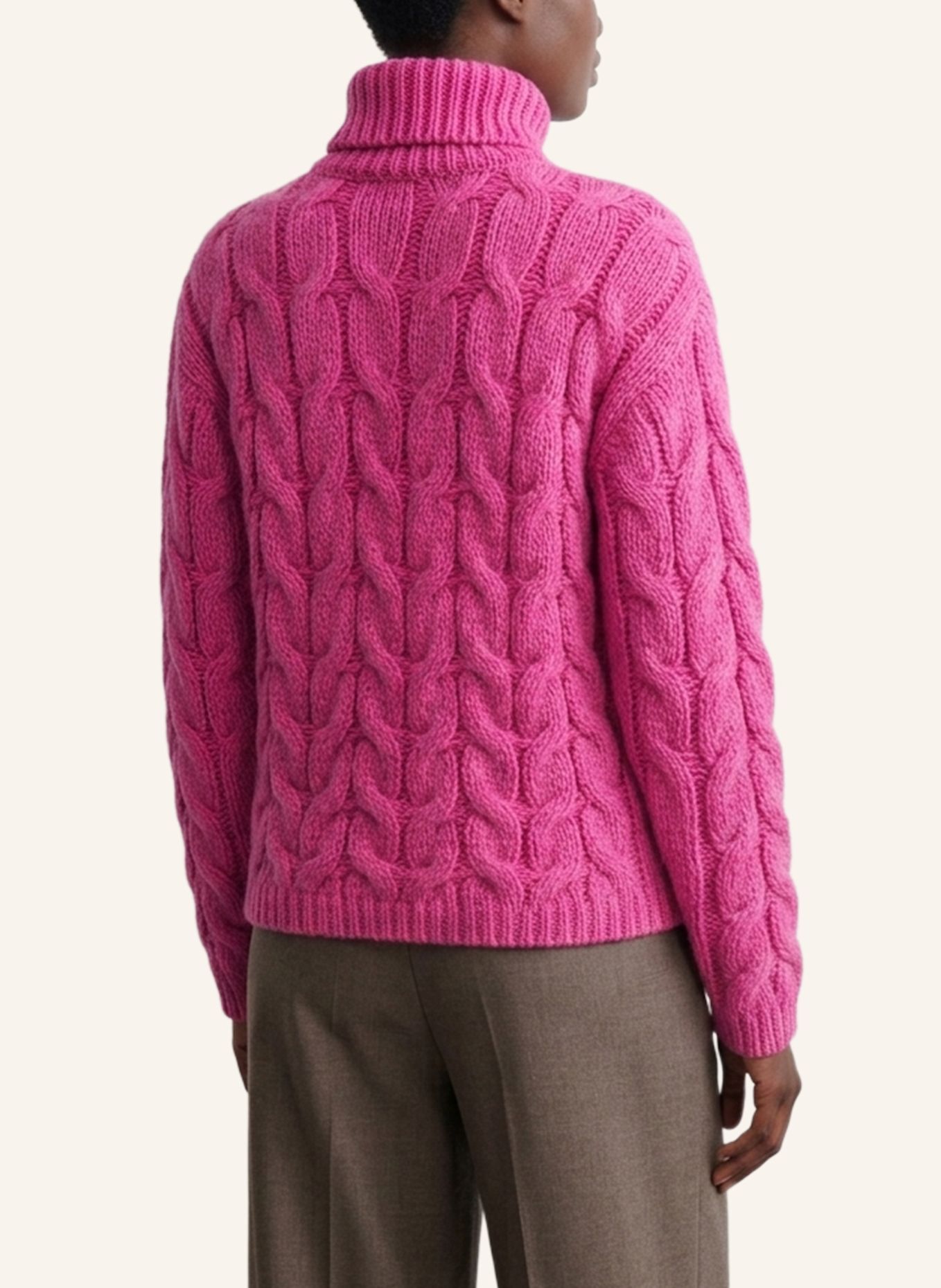 DOUIE Rollkragenpullover NAOMI aus Cashmere: PINK