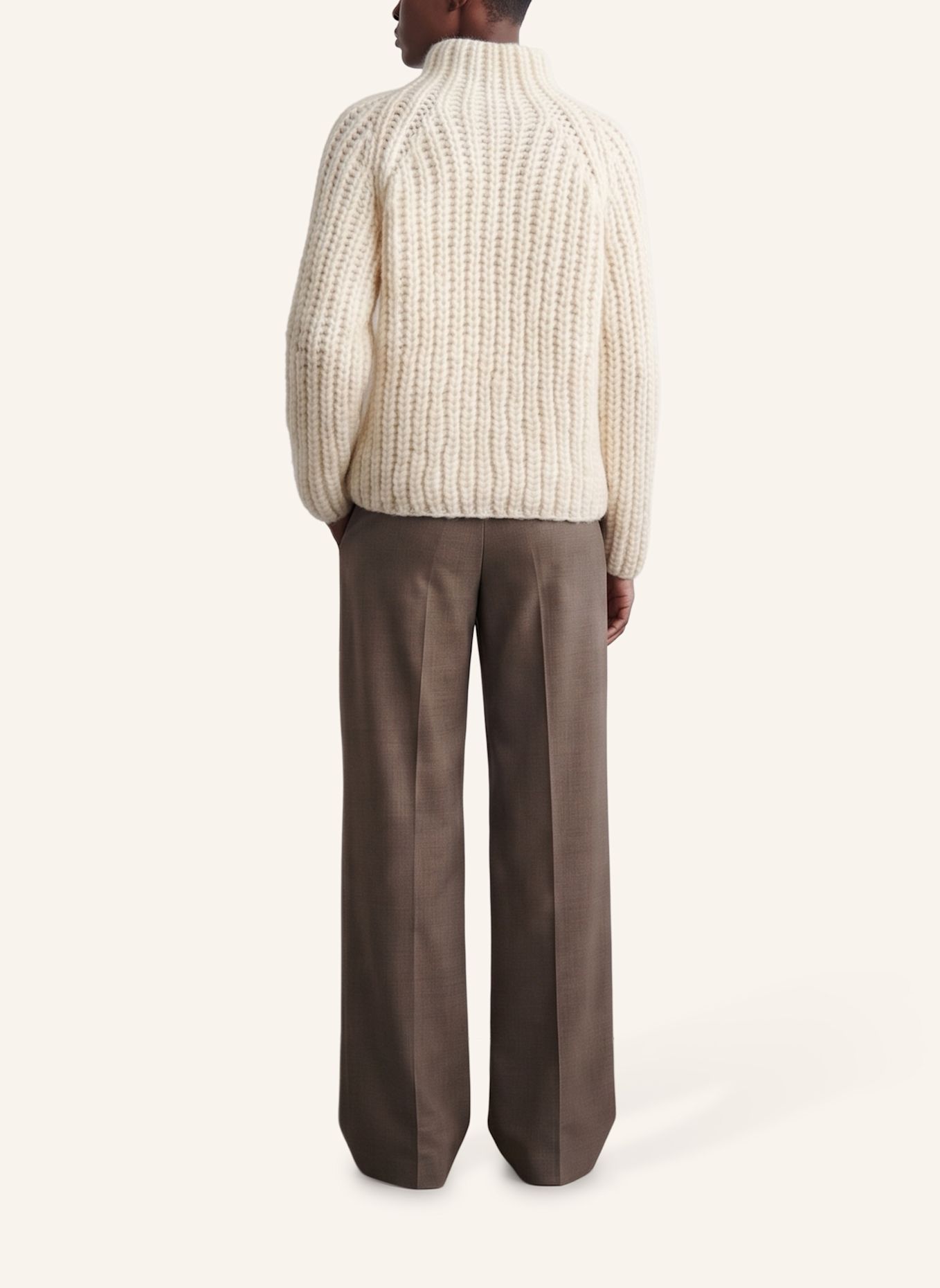 DOUIE Pullover ISABELLA aus Cashmere: ECRU