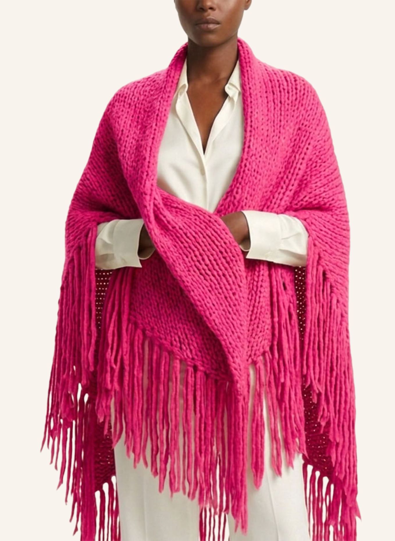 DOUIE Cape MIMI aus Cashmere: PINK