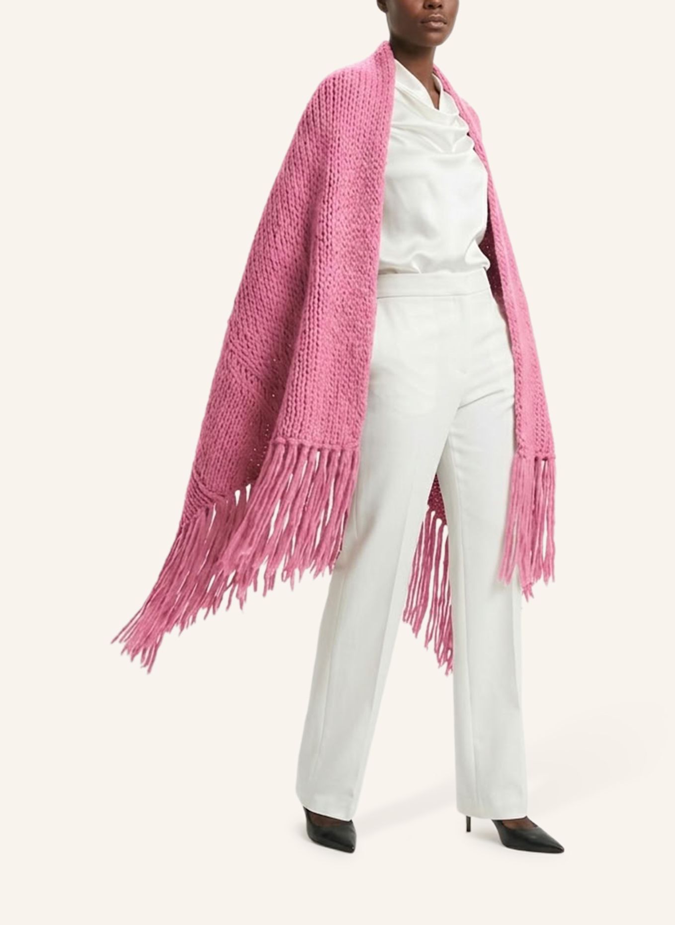 DOUIE Cape MIMI aus Cashmere: ROSA