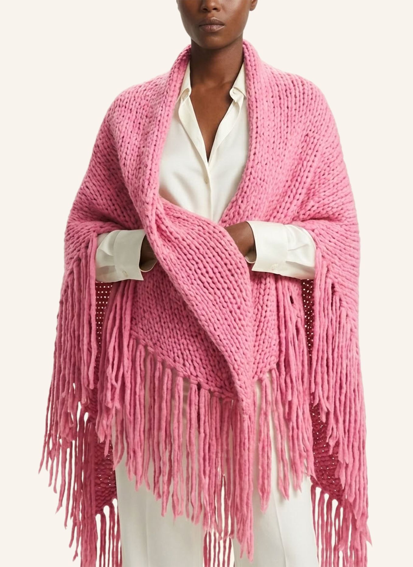 DOUIE Cape MIMI aus Cashmere: ROSA