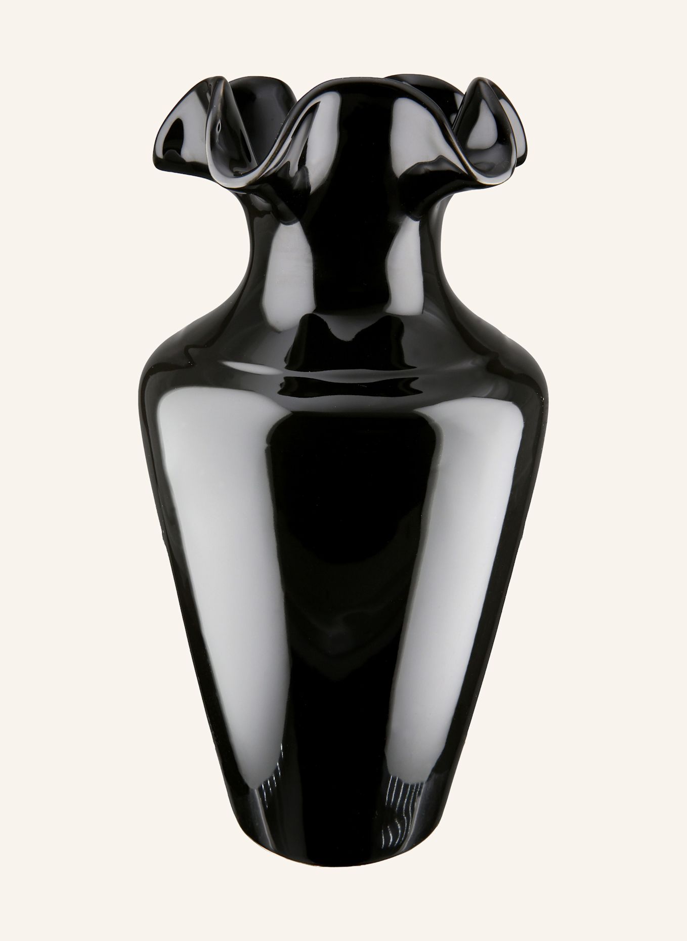 GILDE Vase IRINA: SCHWARZ