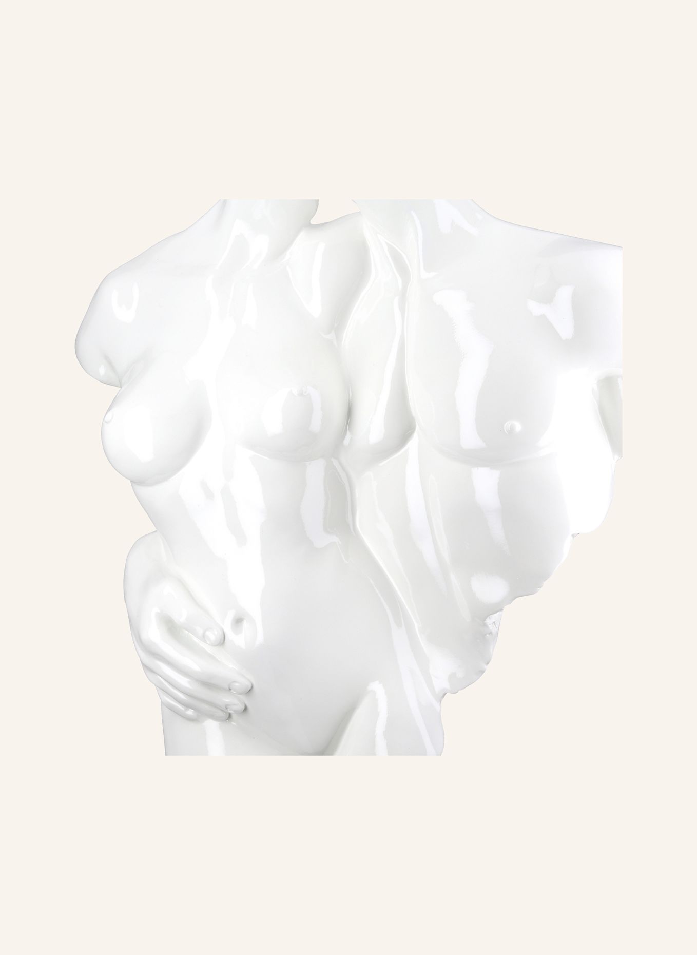 GILDE Skulptur COPPIA: WEISS