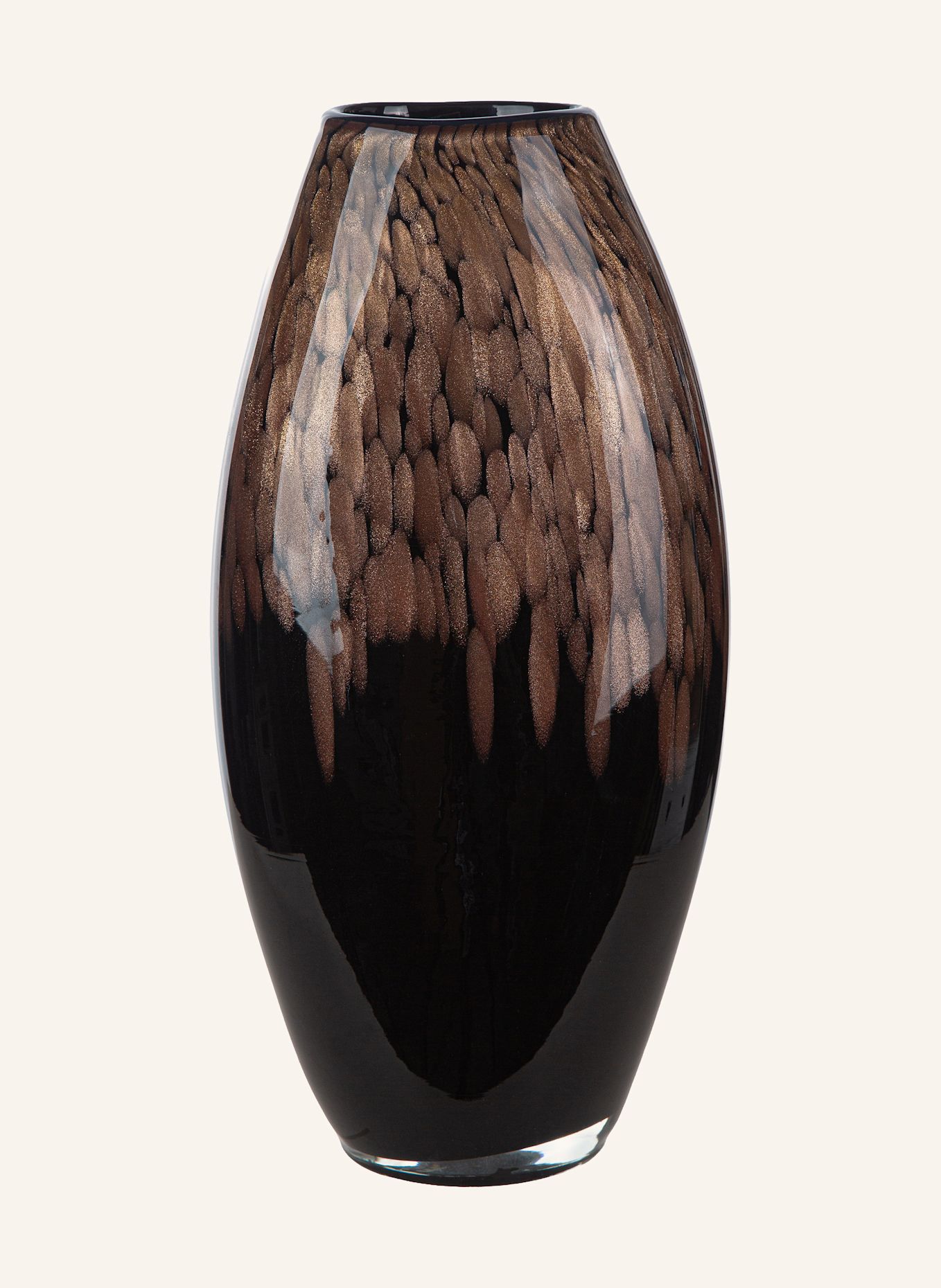 GILDE Vase LEMARK: SCHWARZ