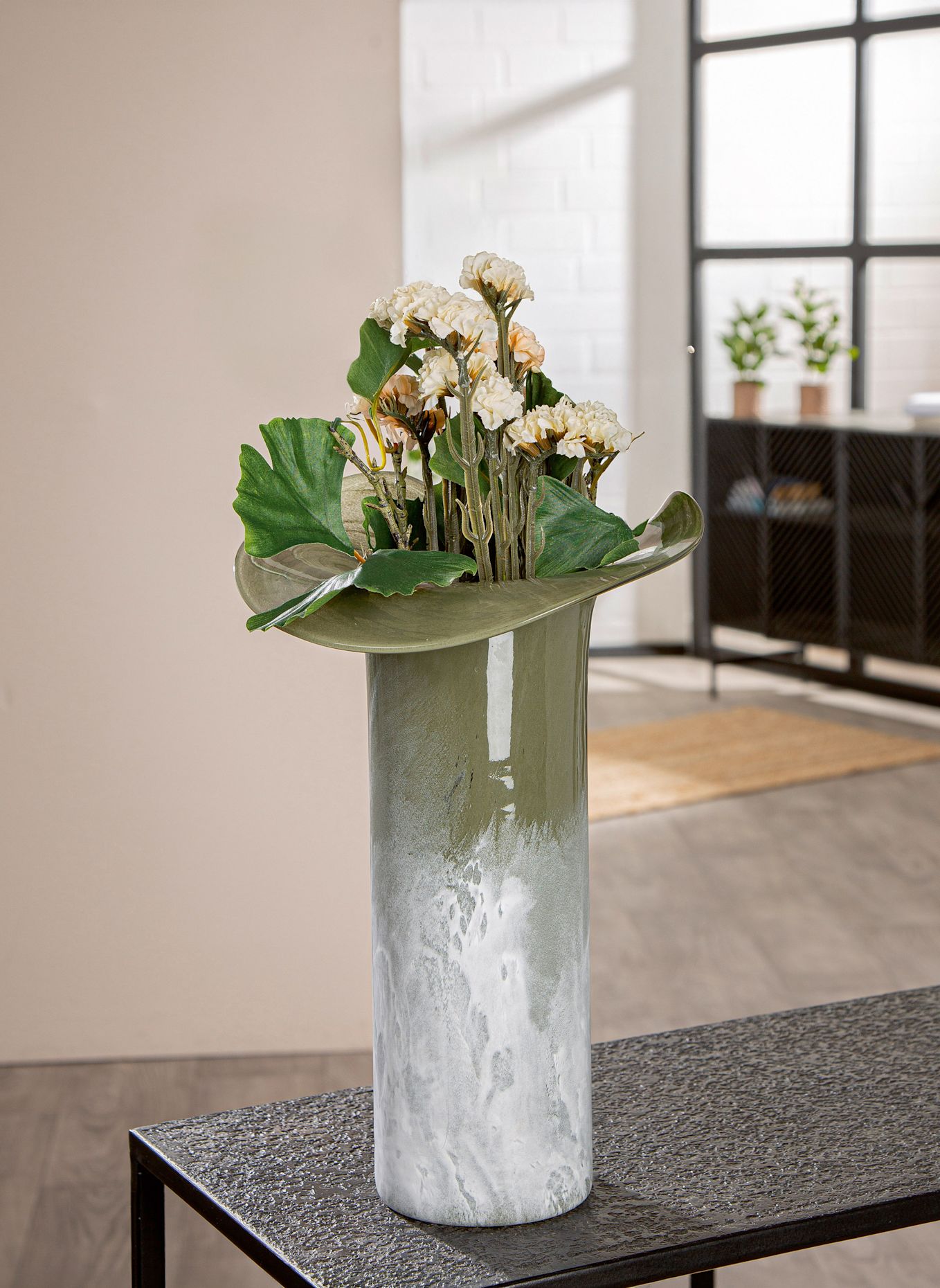 GILDE Vase AMBOS: GRÜN