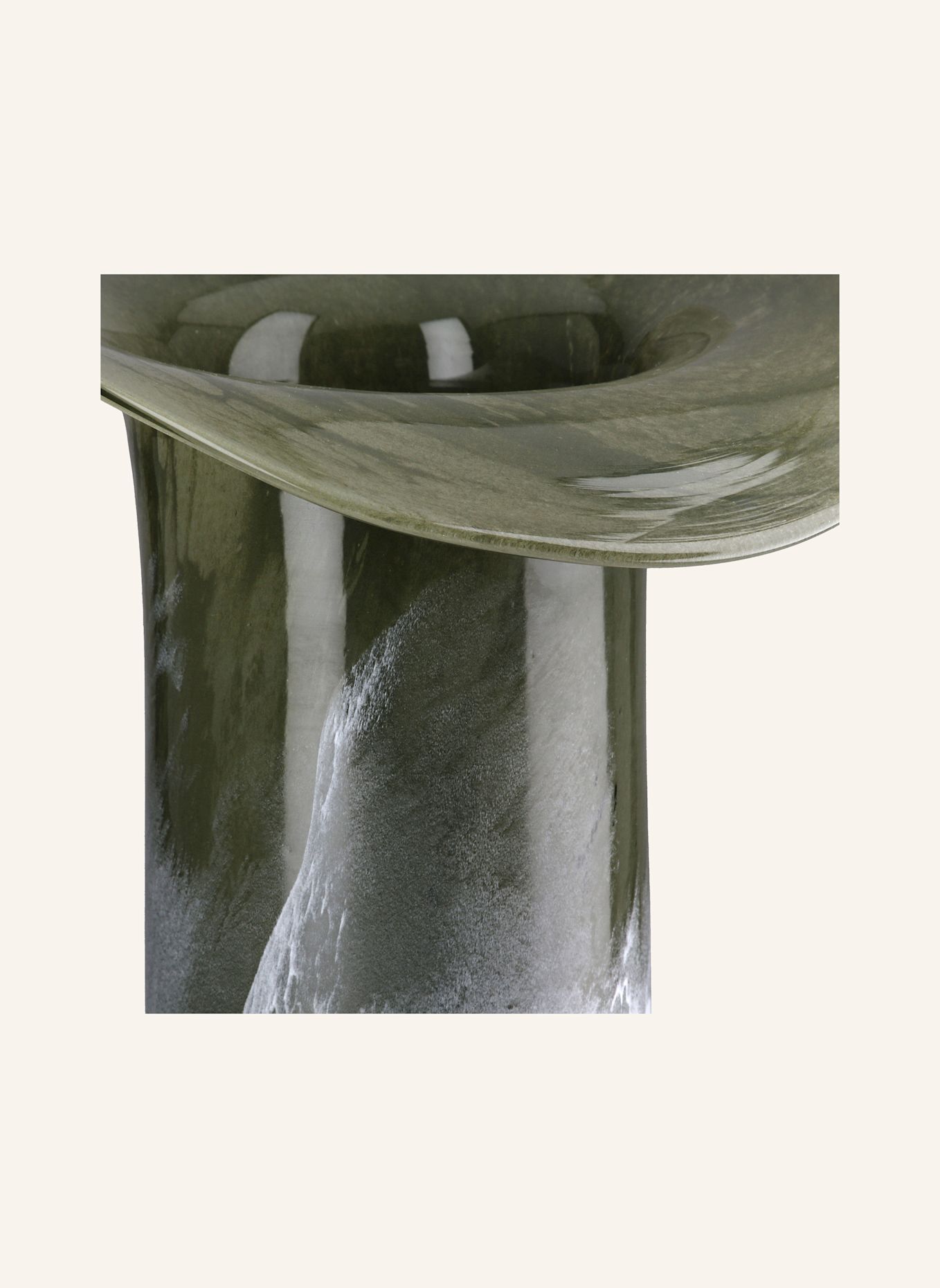 GILDE Vase AMBOS: GRÜN