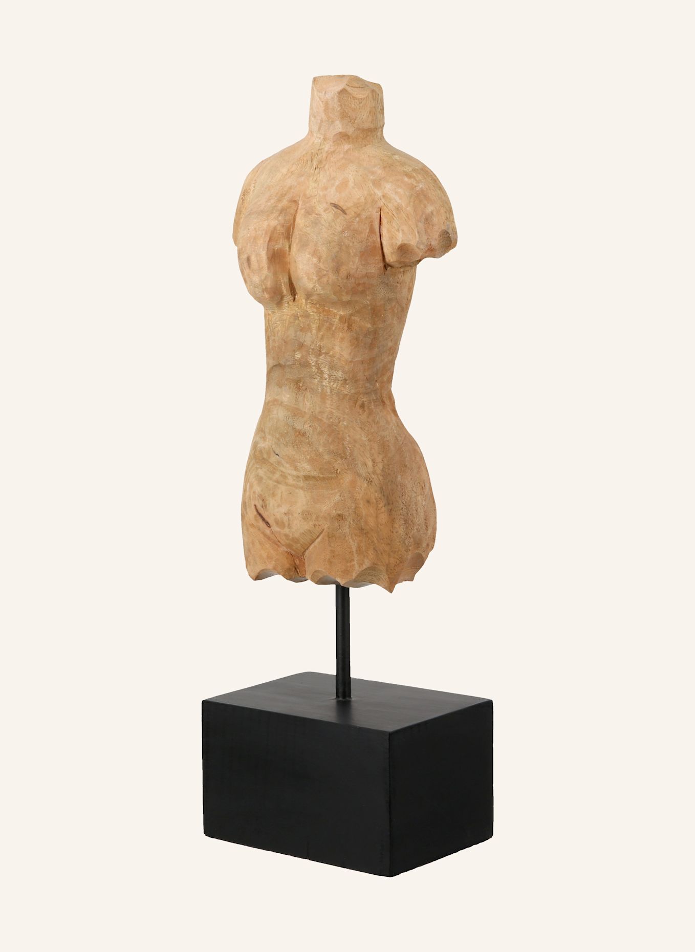 GILDE Skulptur TORSO: BRAUN