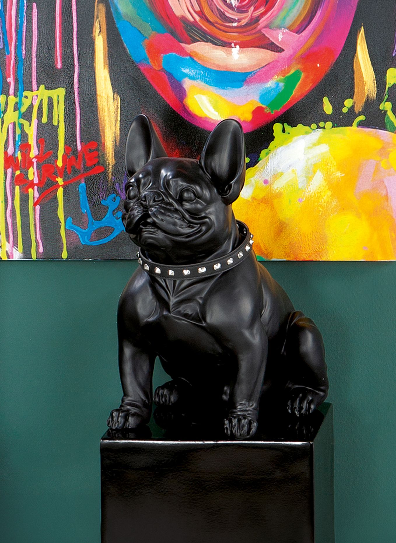GILDE Figur BULLDOG: SCHWARZ