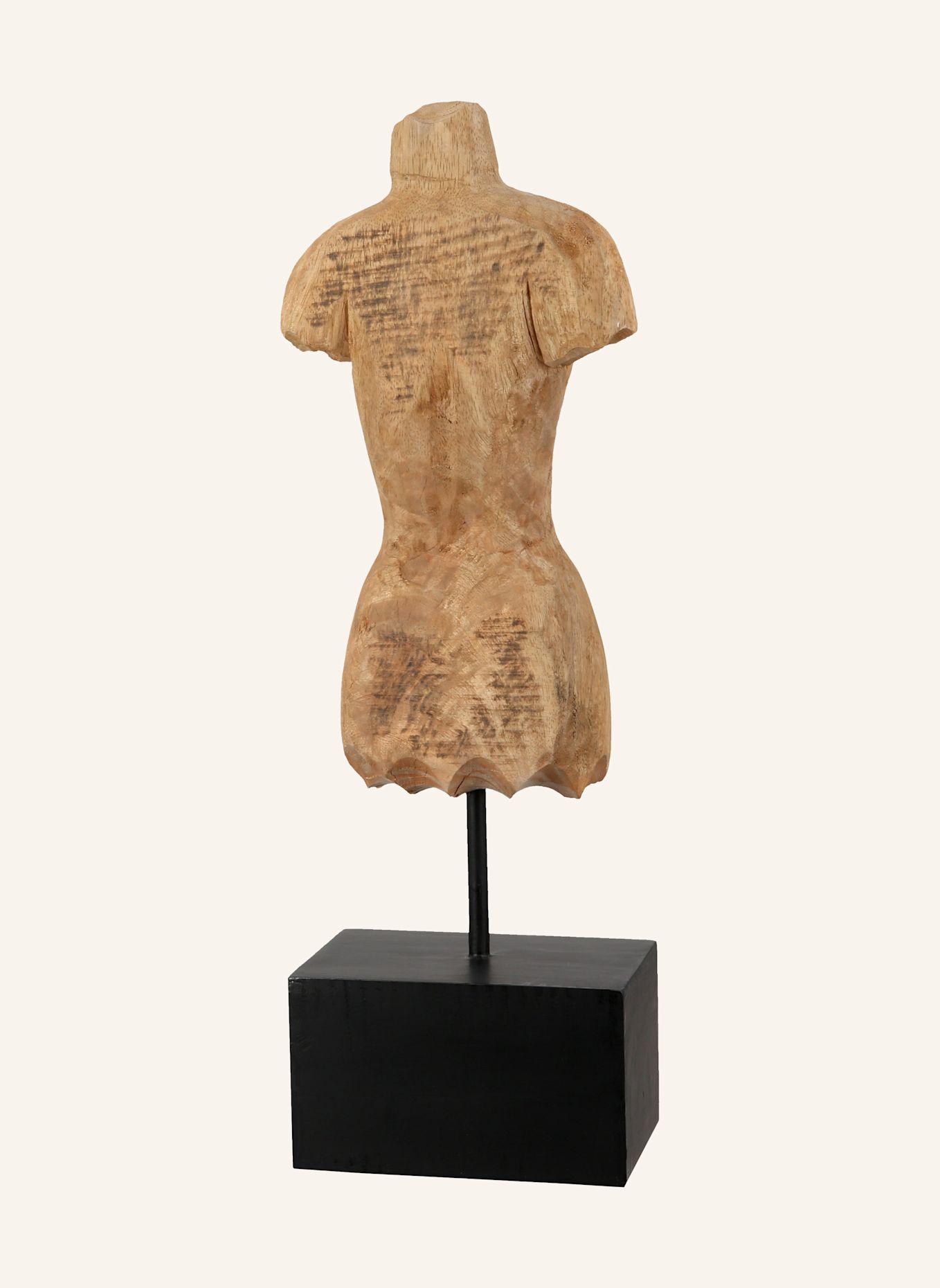 GILDE Skulptur TORSO: BRAUN