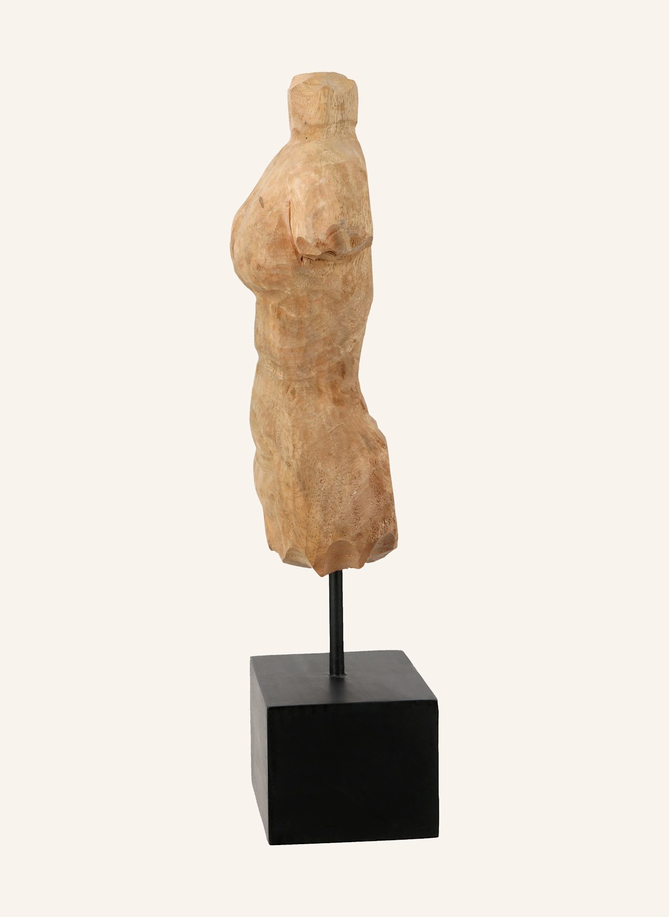 GILDE Skulptur TORSO: BRAUN