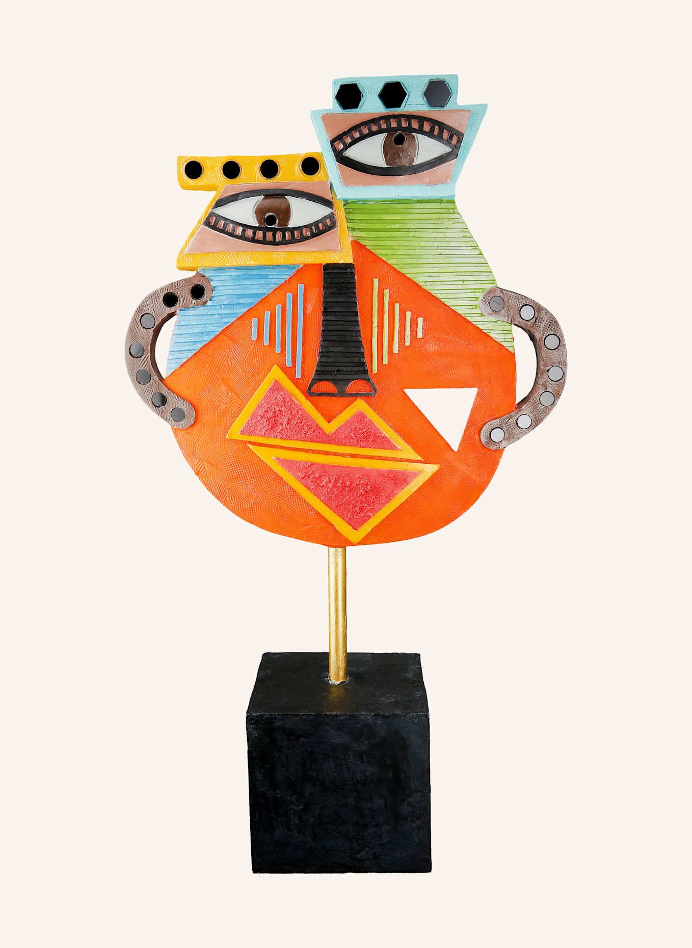 GILDE Skulptur KUPKA: WEISS