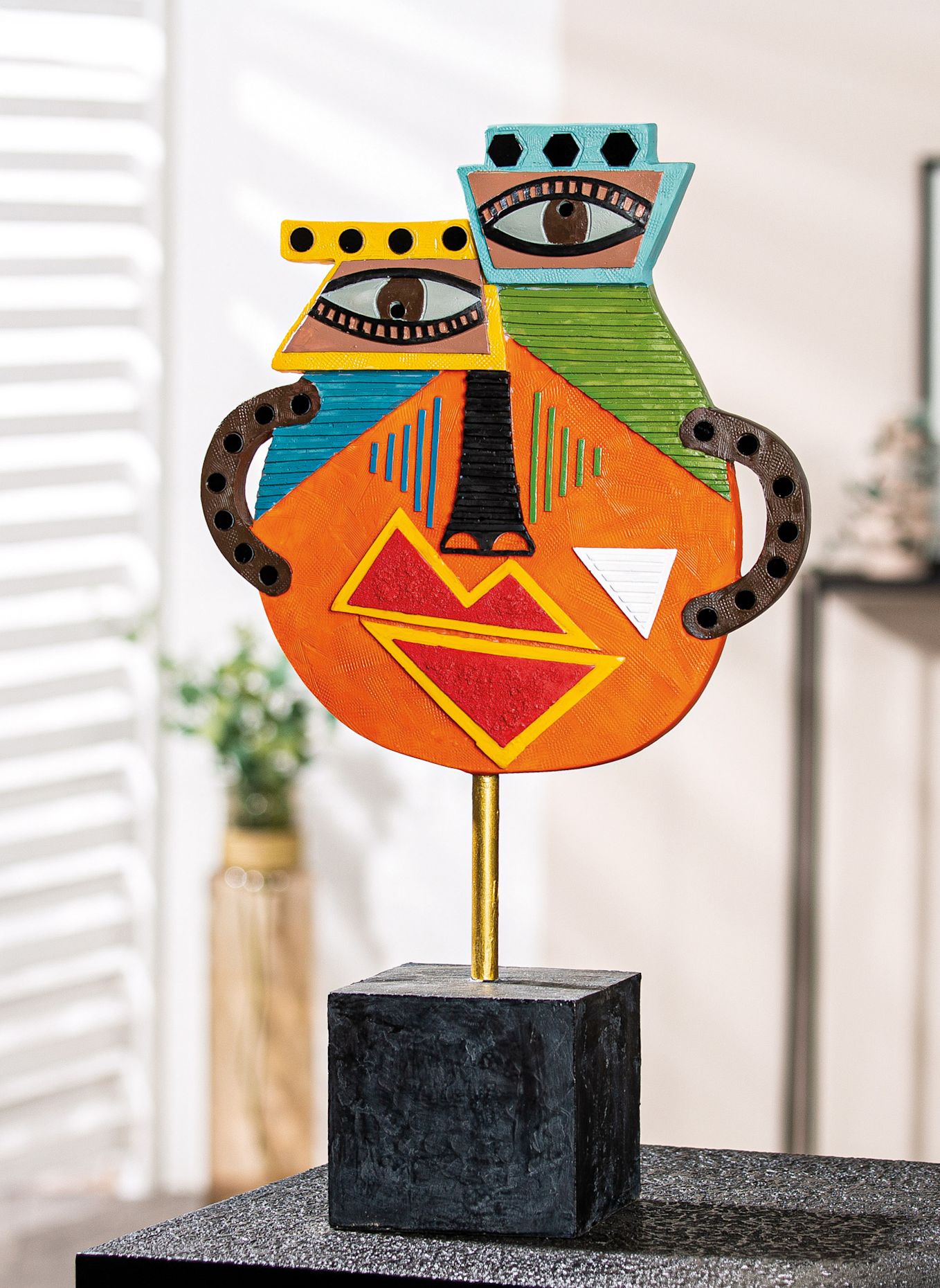 GILDE Skulptur KUPKA: WEISS