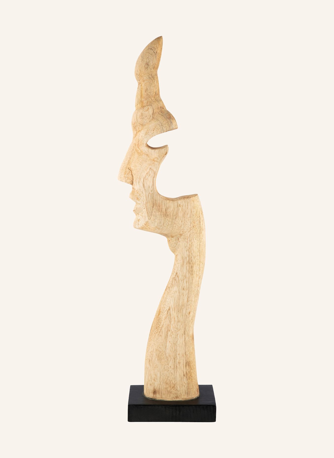 GILDE Skulptur SILHOUETTE: BRAUN
