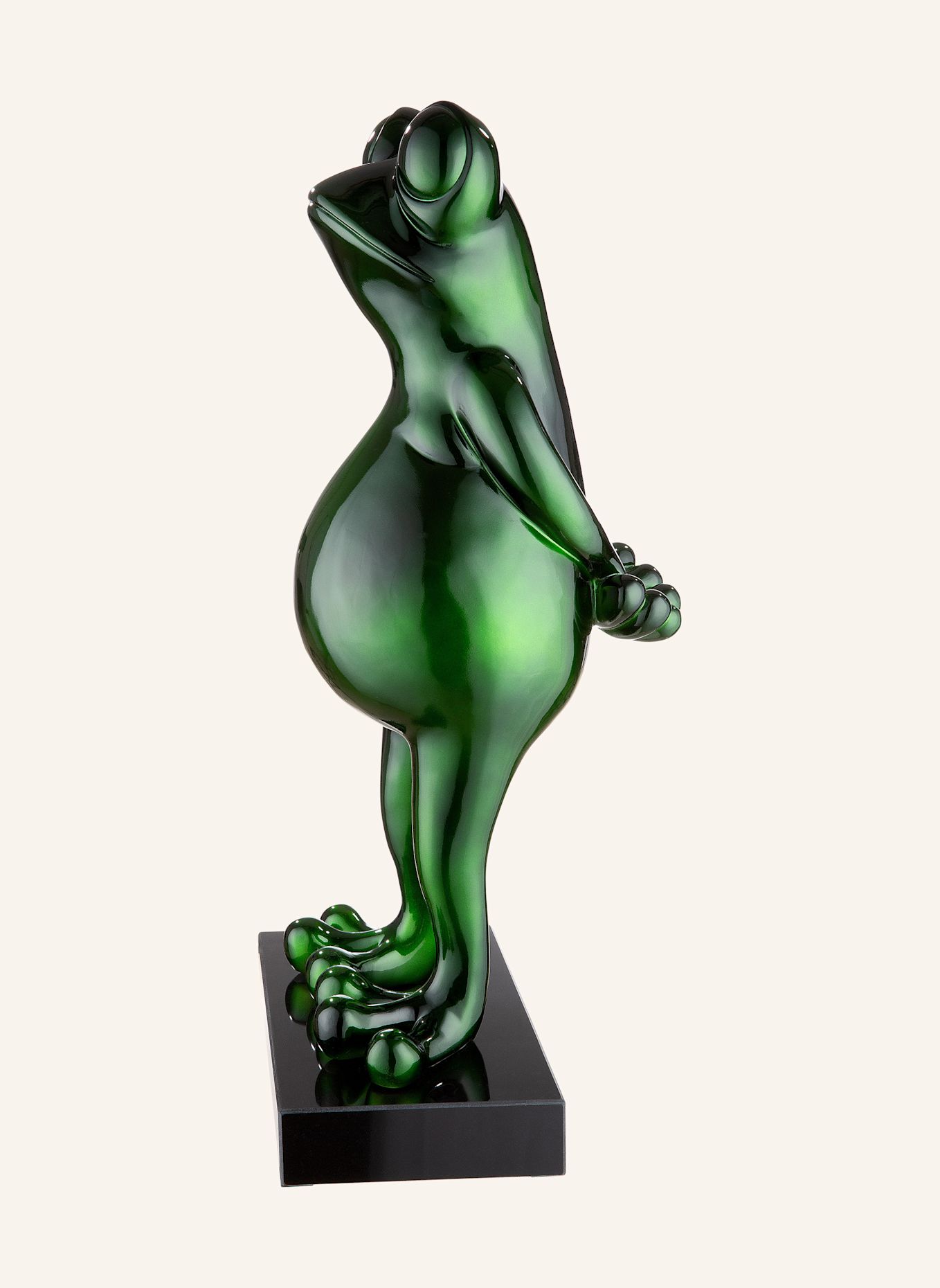 GILDE Skulptur FROG: GRÜN