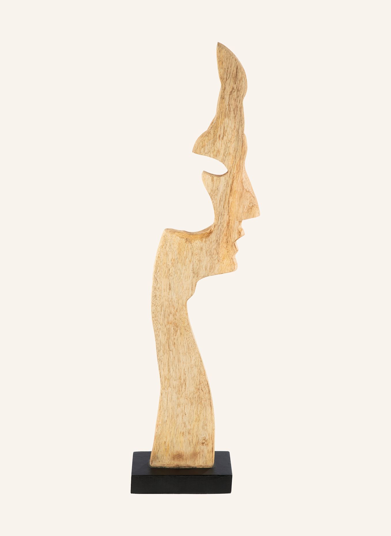 GILDE Skulptur SILHOUETTE: BRAUN