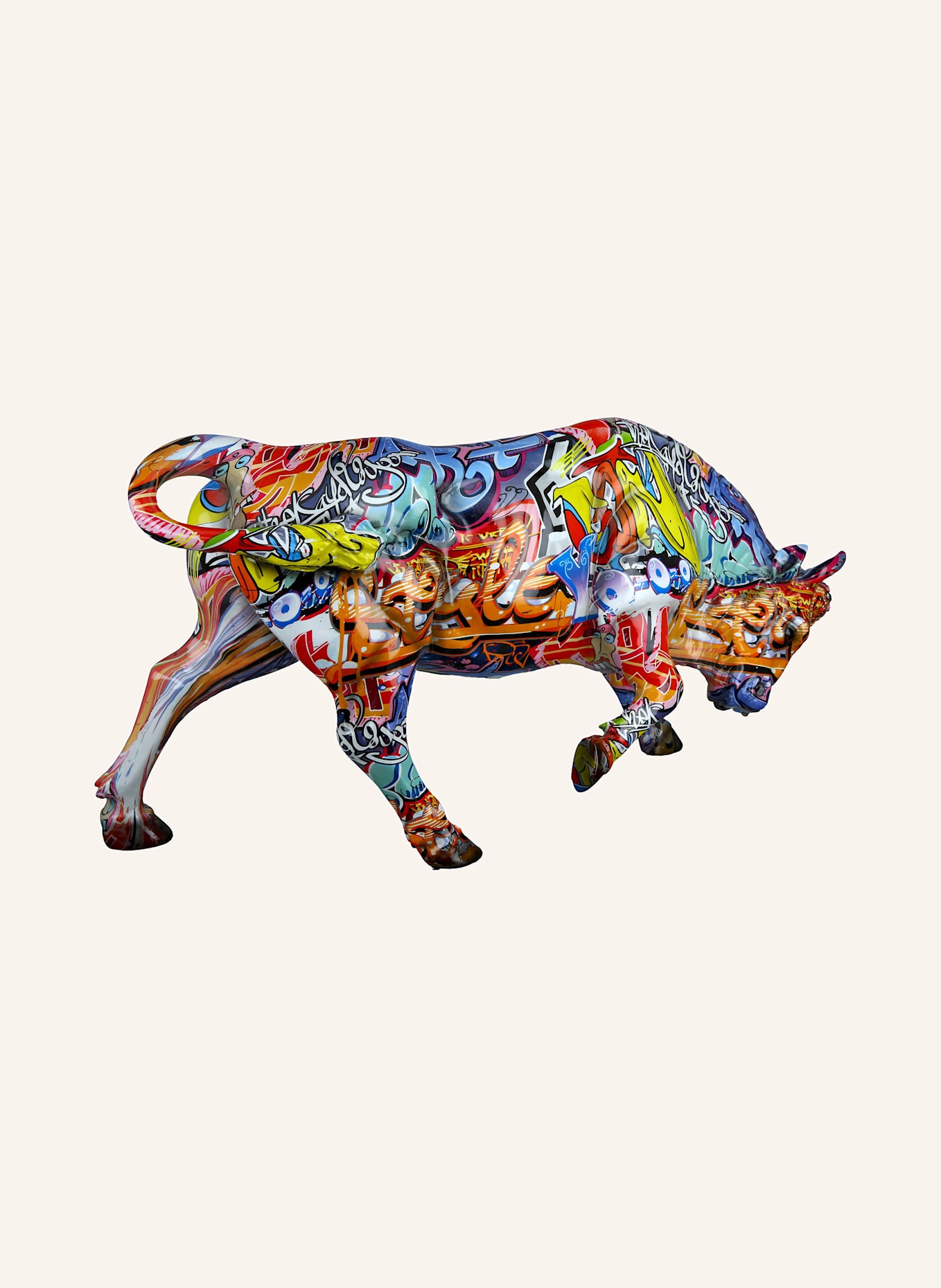 GILDE Figur STREET ART STIER: WEISS