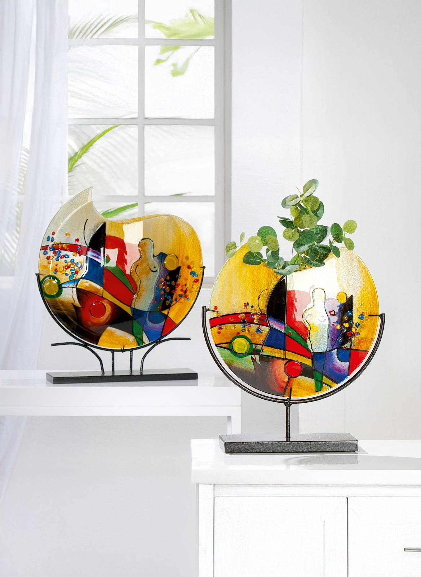 GILDE Vase SILHOUETTE: WEISS