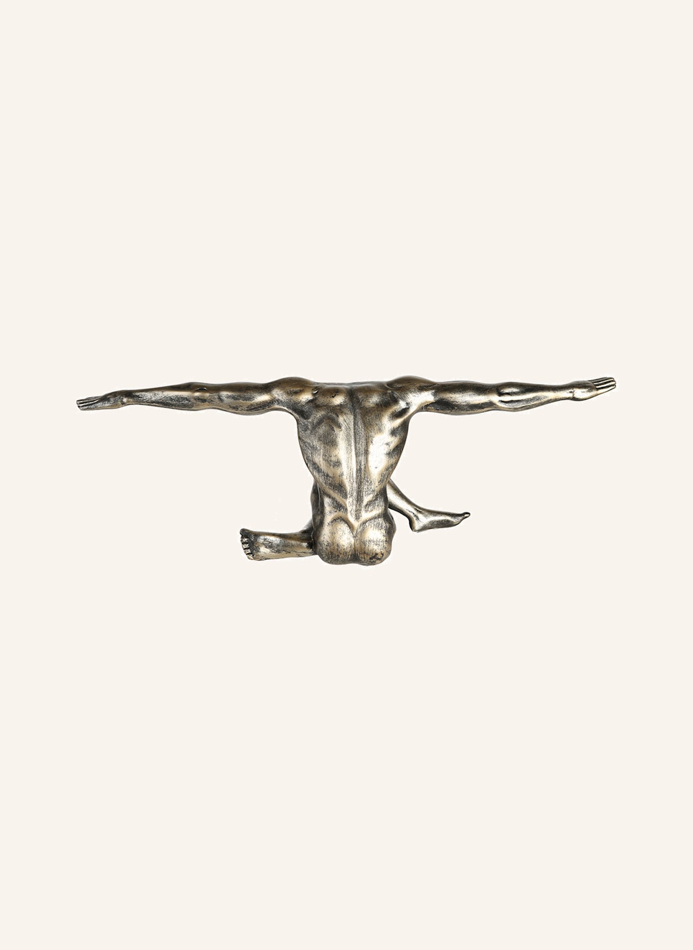 GILDE Skulptur CLIFFHANGER: BRAUN