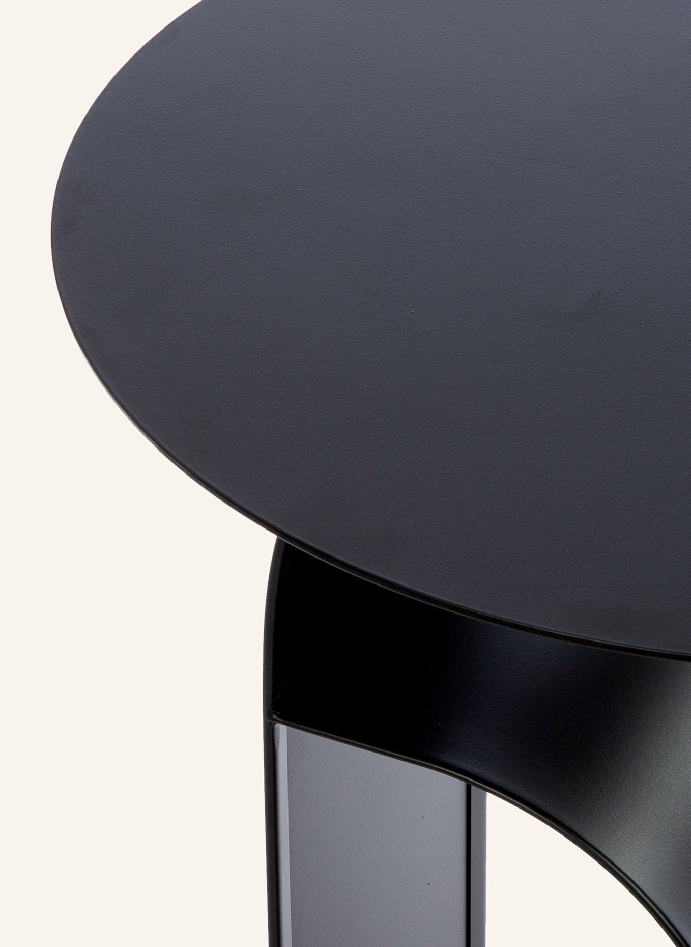 GILDE Beistelltisch MEMPHIS: SCHWARZ