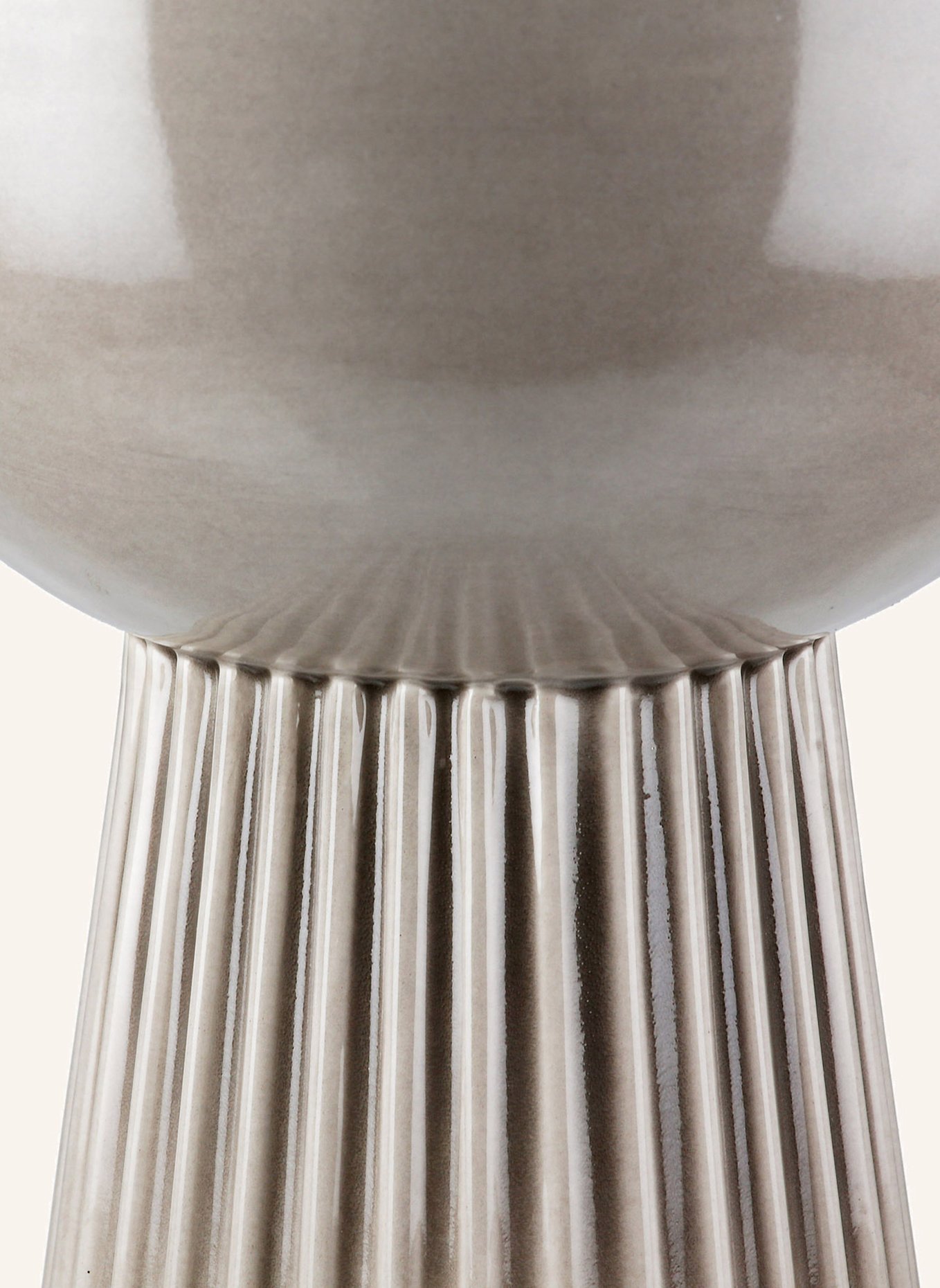 GILDE Vase BLAZAR: GRAU