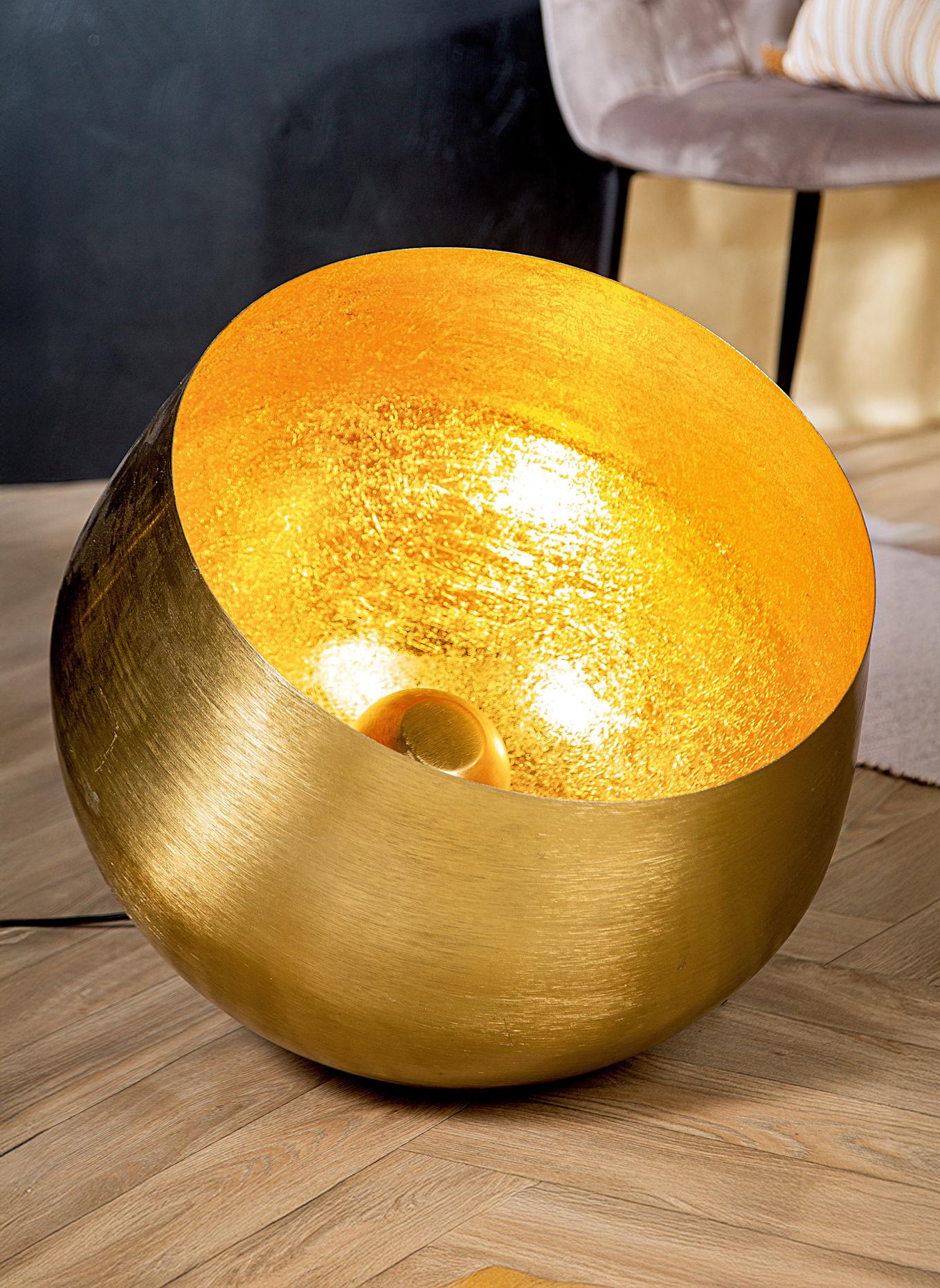GILDE Bodenleuchte METEO: GOLD