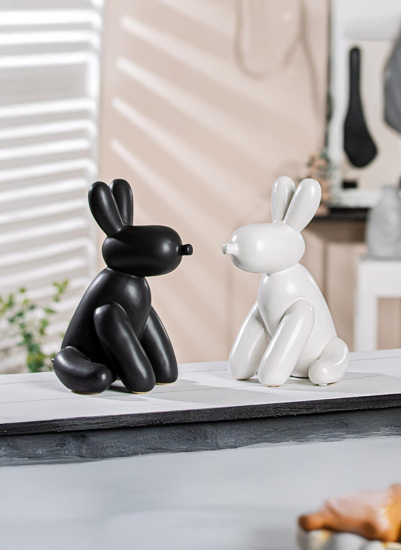 GILDE Figur BALLONHUND LOTTE: SCHWARZ