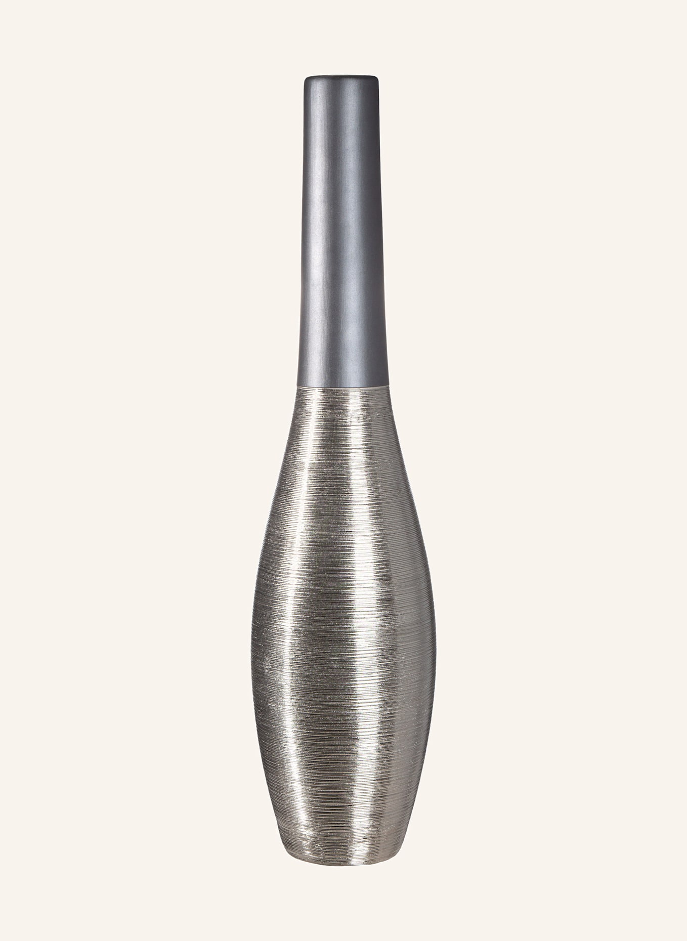 GILDE Bodenvase LONDON: GRAU
