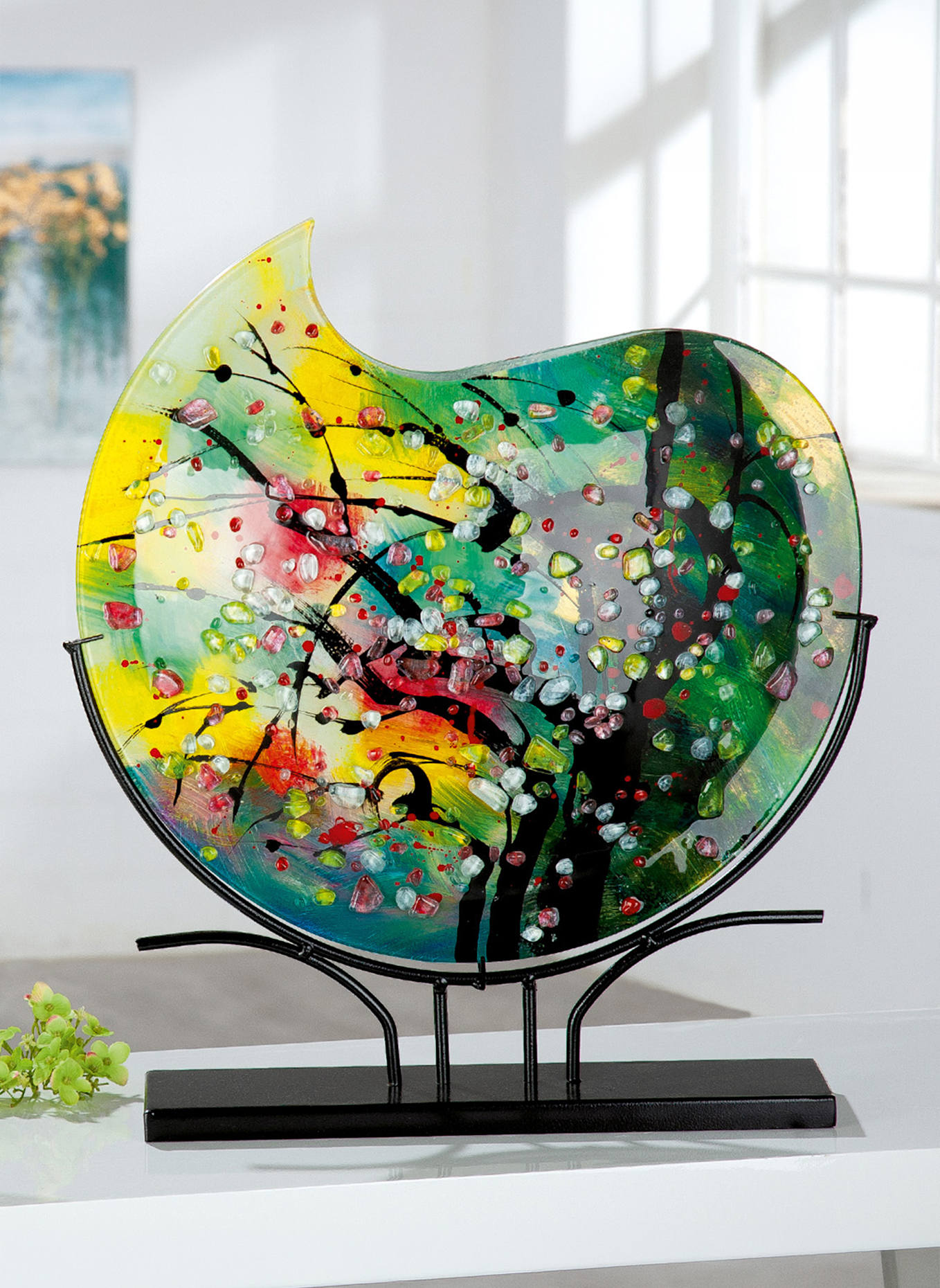 GILDE Vase NICOSIA: WEISS