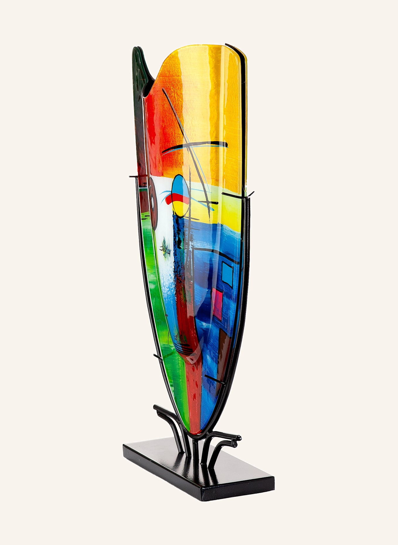 GILDE Vase MILANO: WEISS