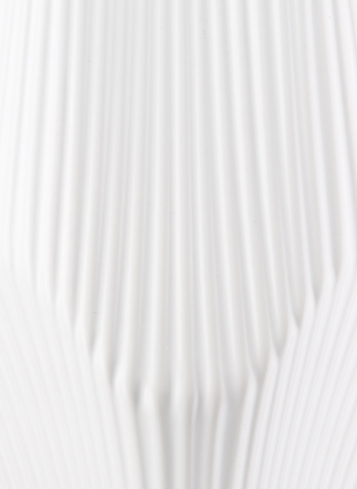 GILDE Vase LAMELLEN: WEISS