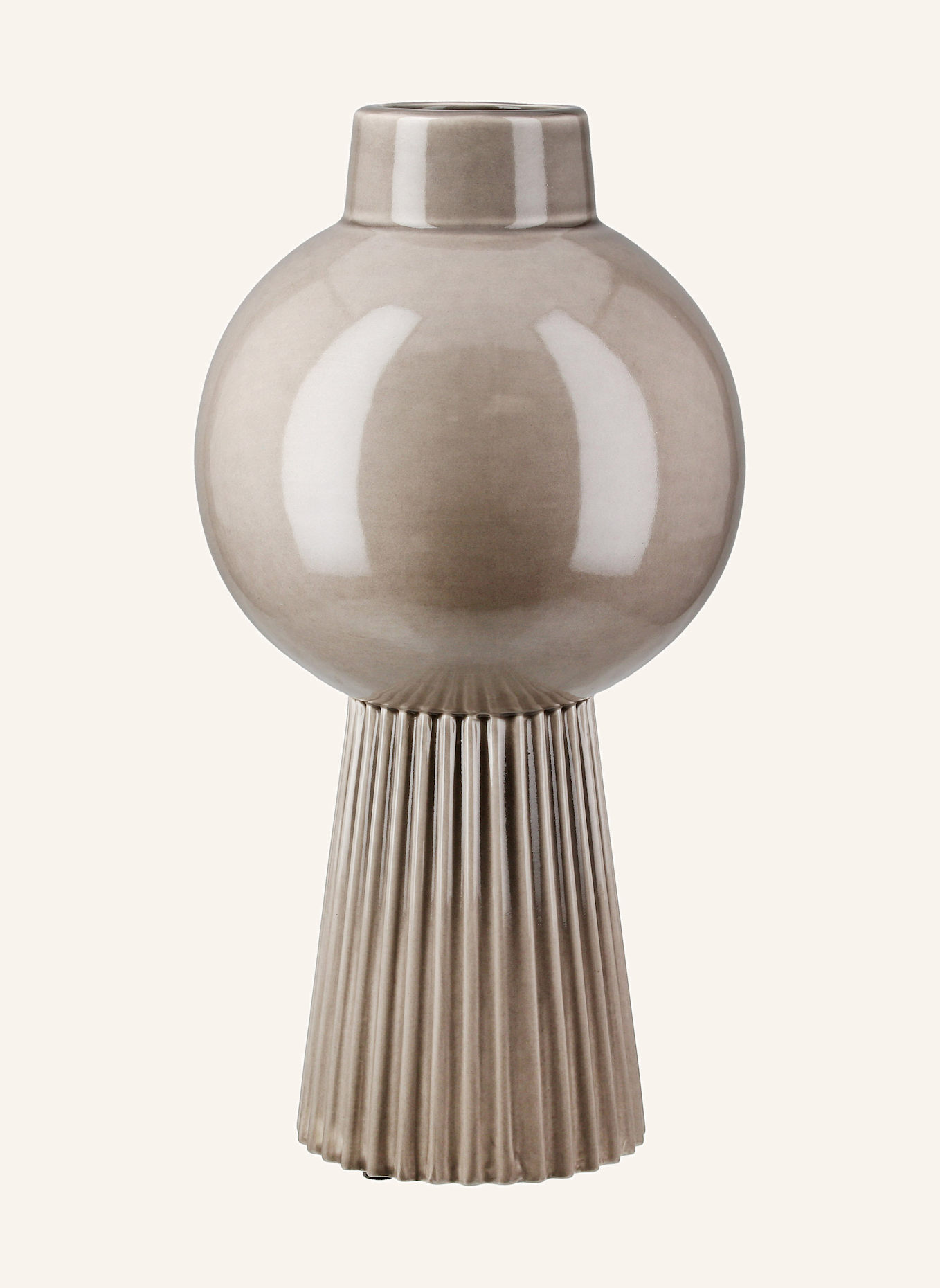 GILDE Vase BLAZAR: GRAU