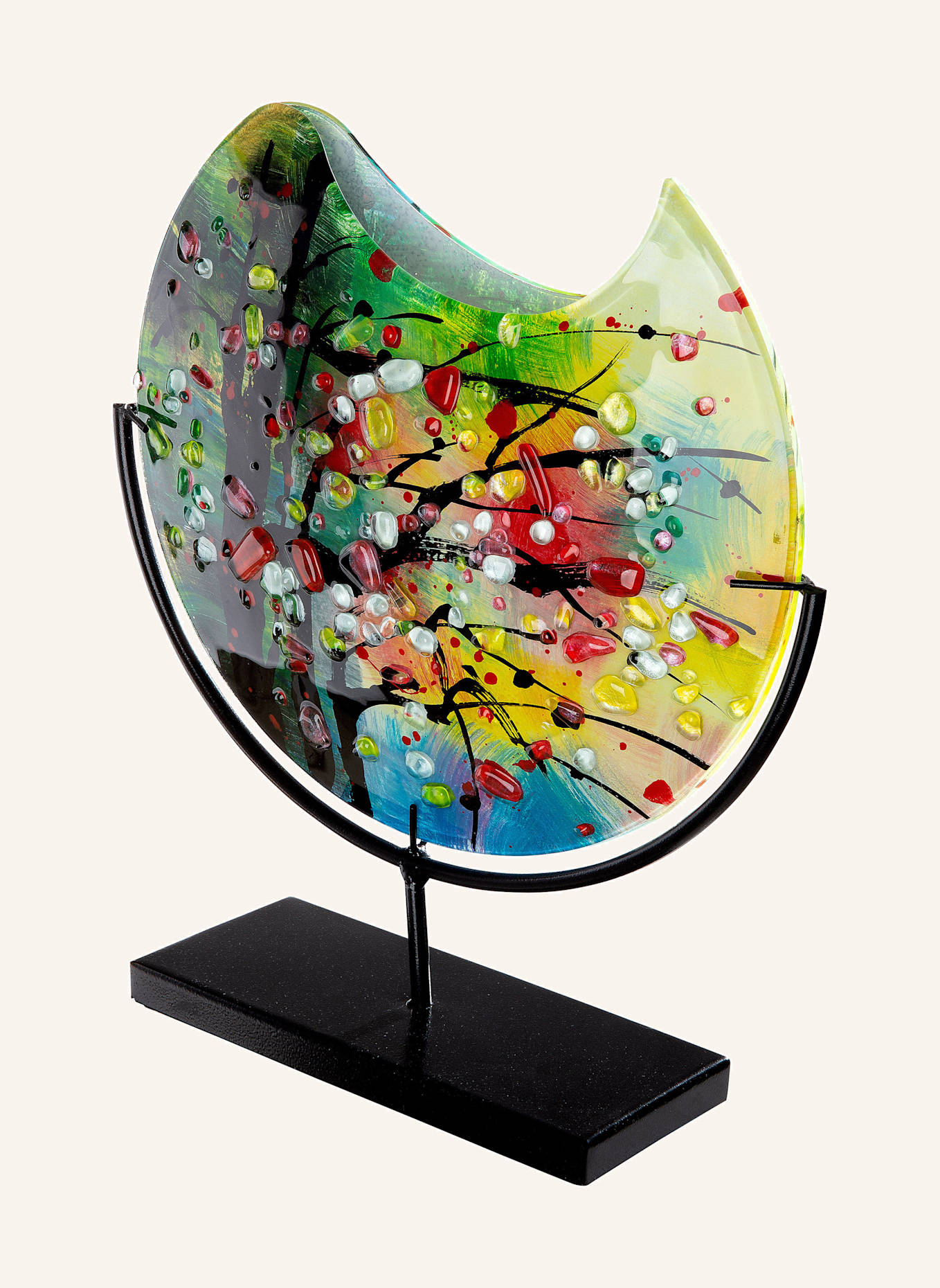 GILDE Vase NICOSIA: WEISS