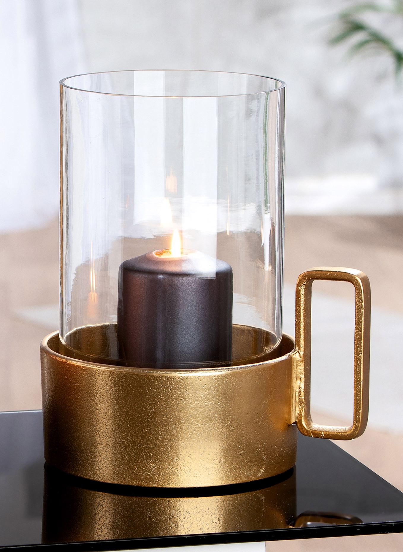 GILDE Windlicht ANTIGUA: GOLD