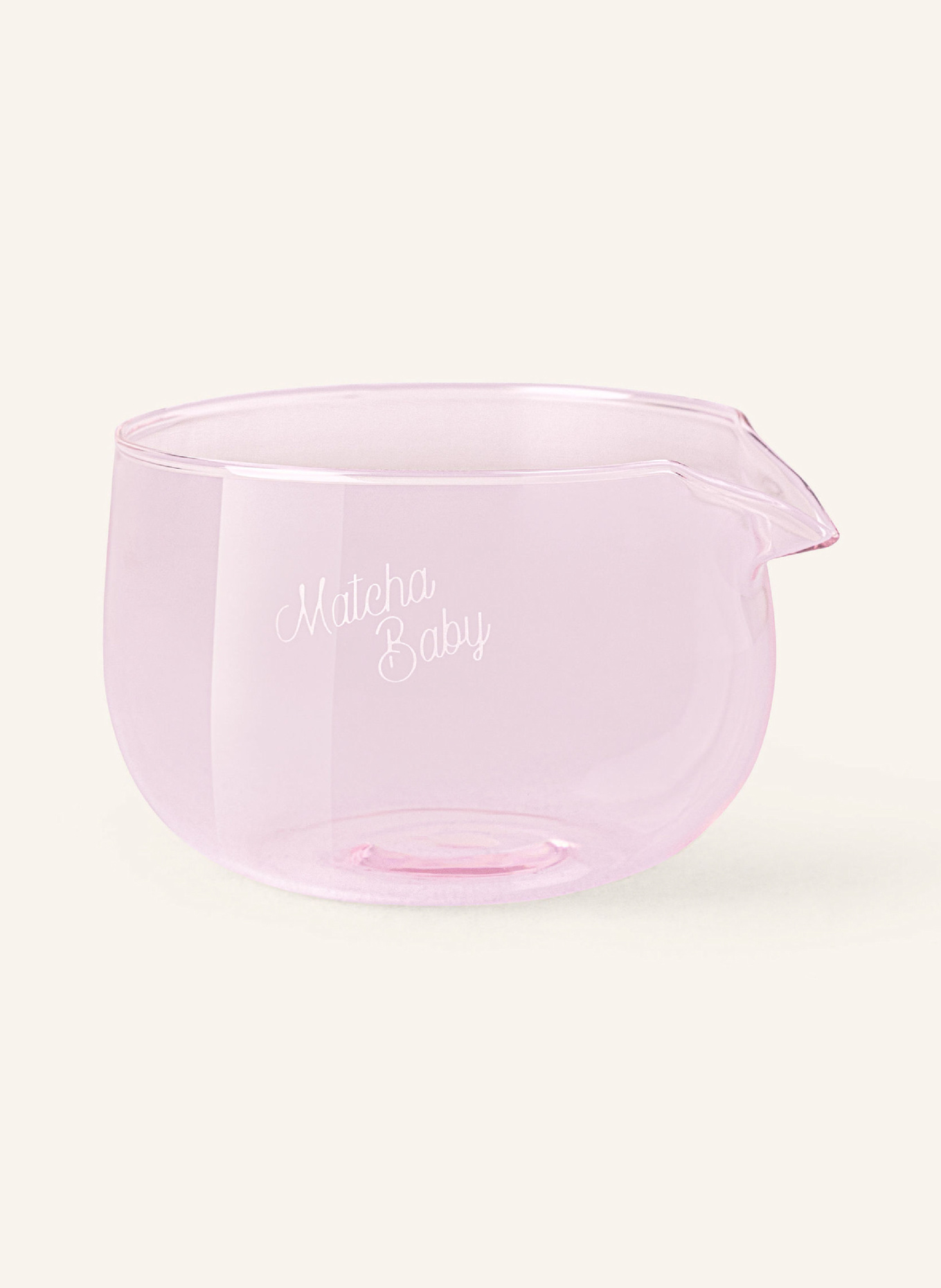 Matcha Baby Matcha Baby Traditional Set – mit Rosa Glas-Schale: ROSA