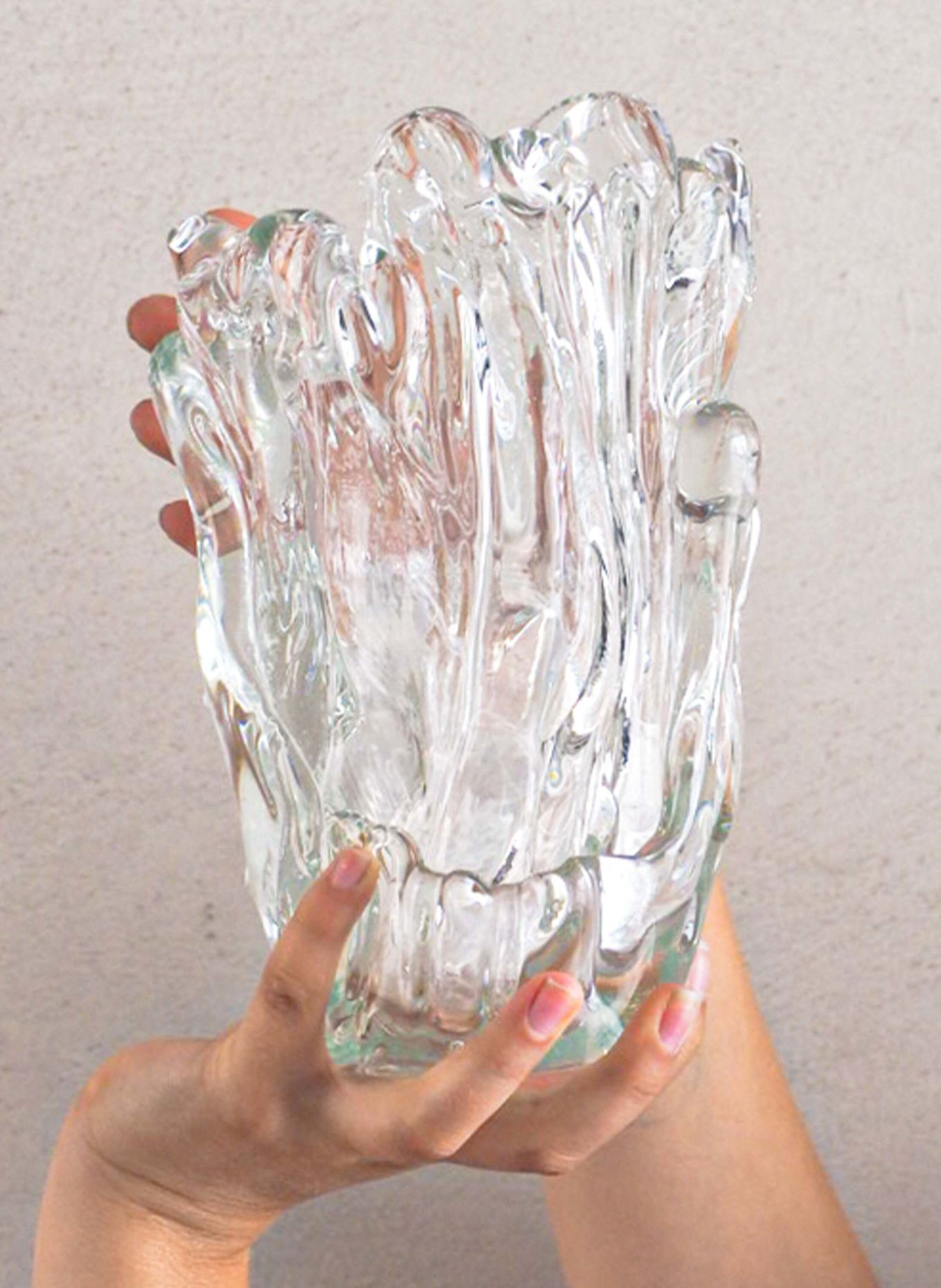 FÓLK Reykjavík Vase LAVA: WEISS