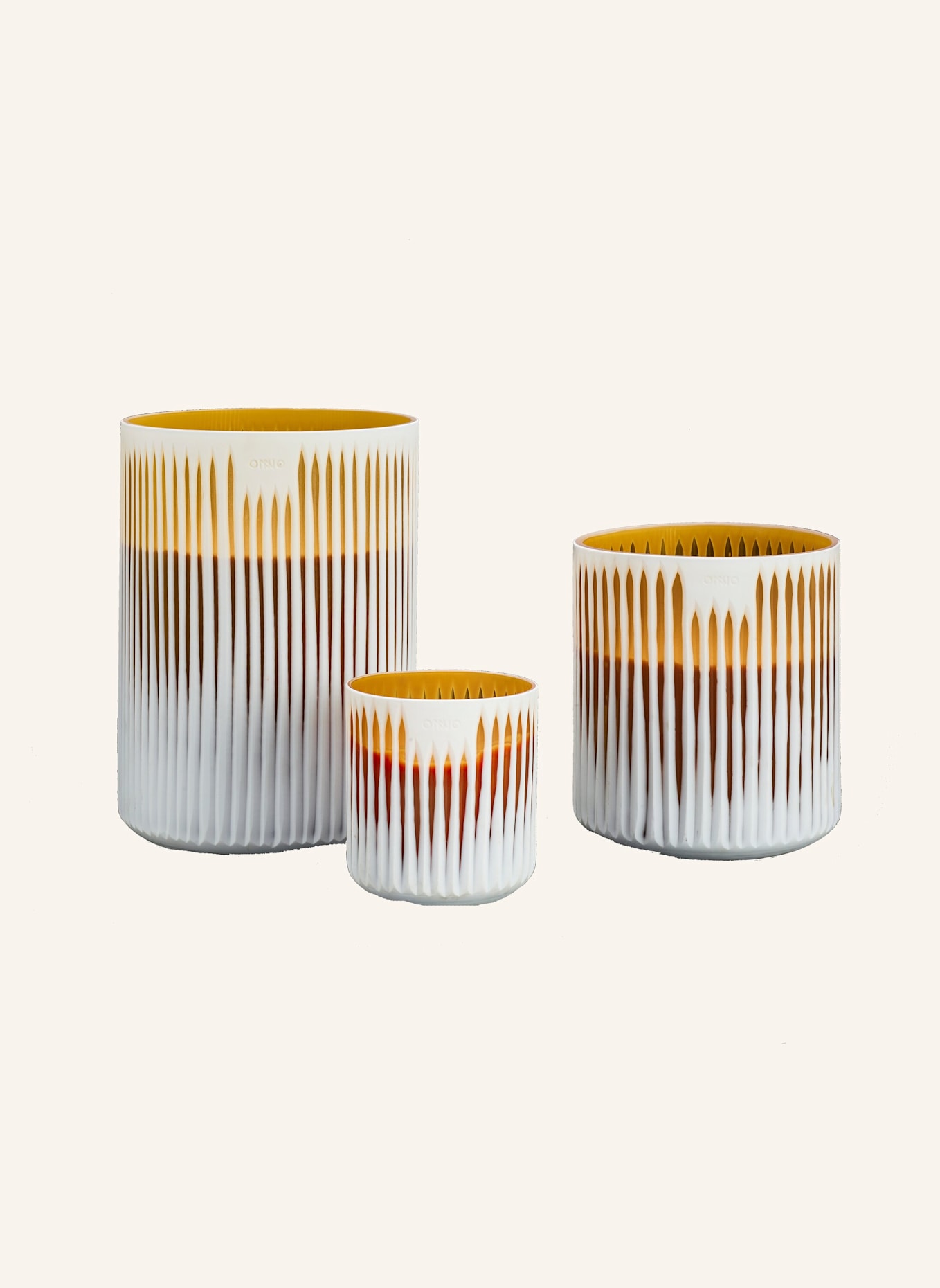 ONNO Collection Duftkerze AKOSUA SUNSET: WEISS